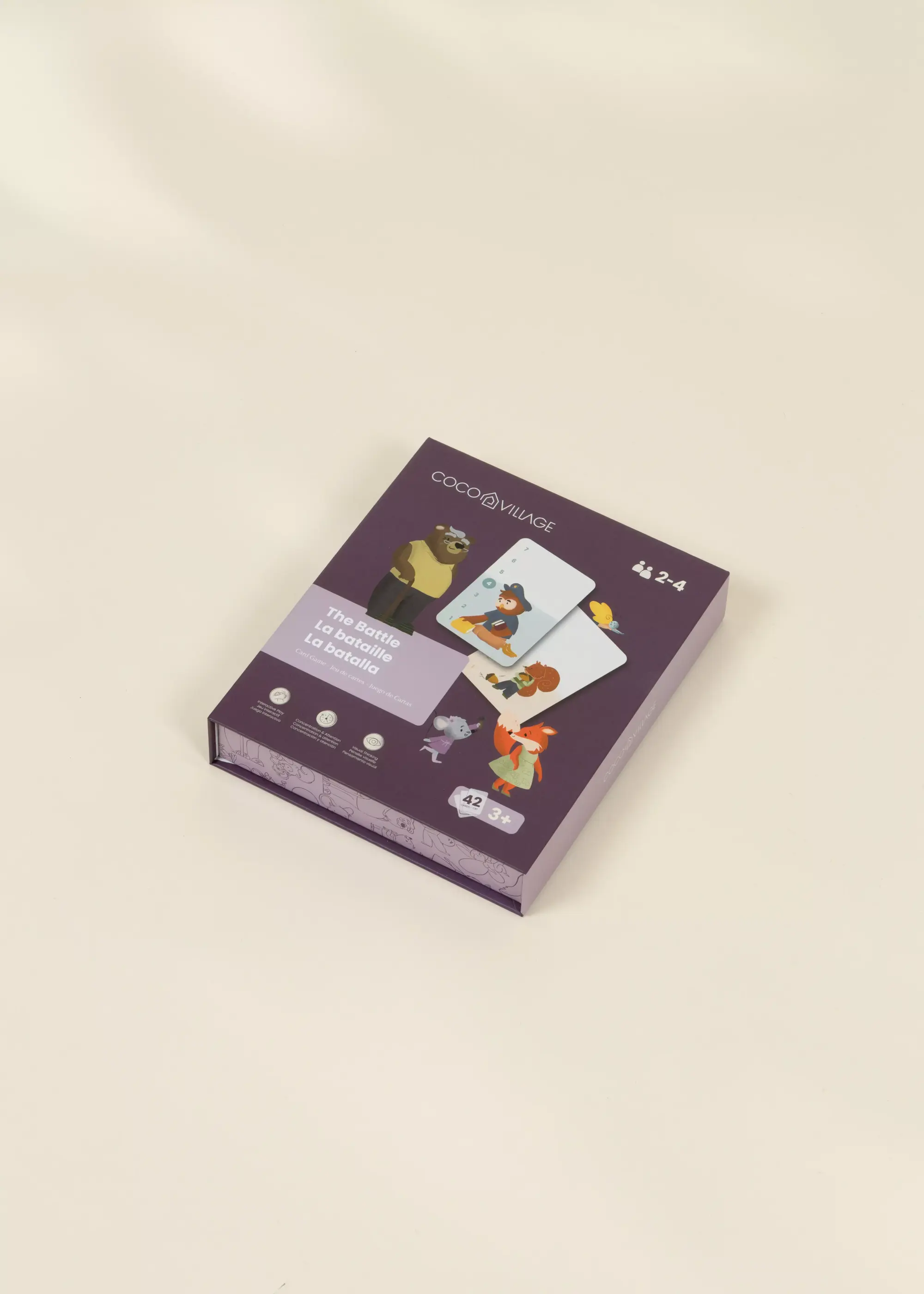 Coco Village Forest Animals Battle Card Game (42 Cards)