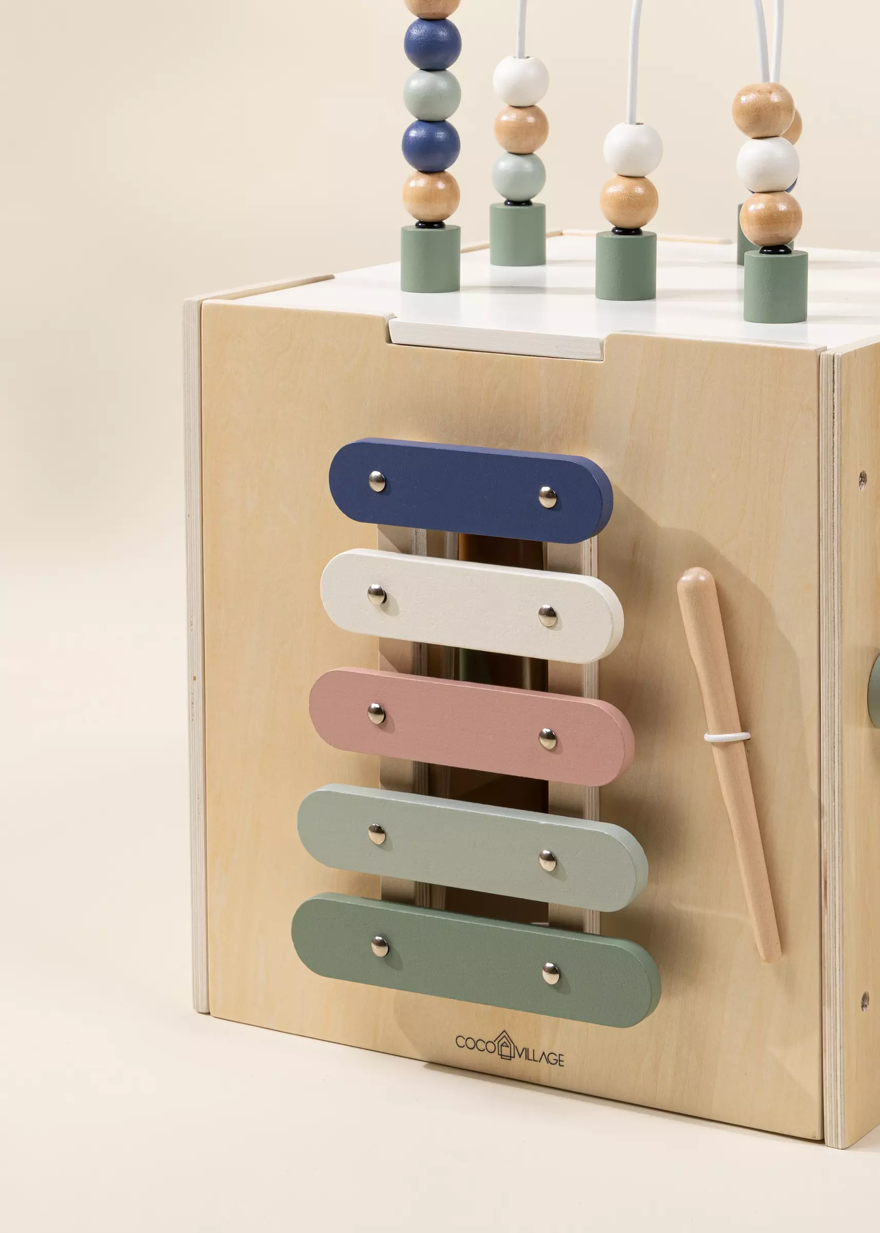 Coco Village Wooden Activity Cube - Image 13