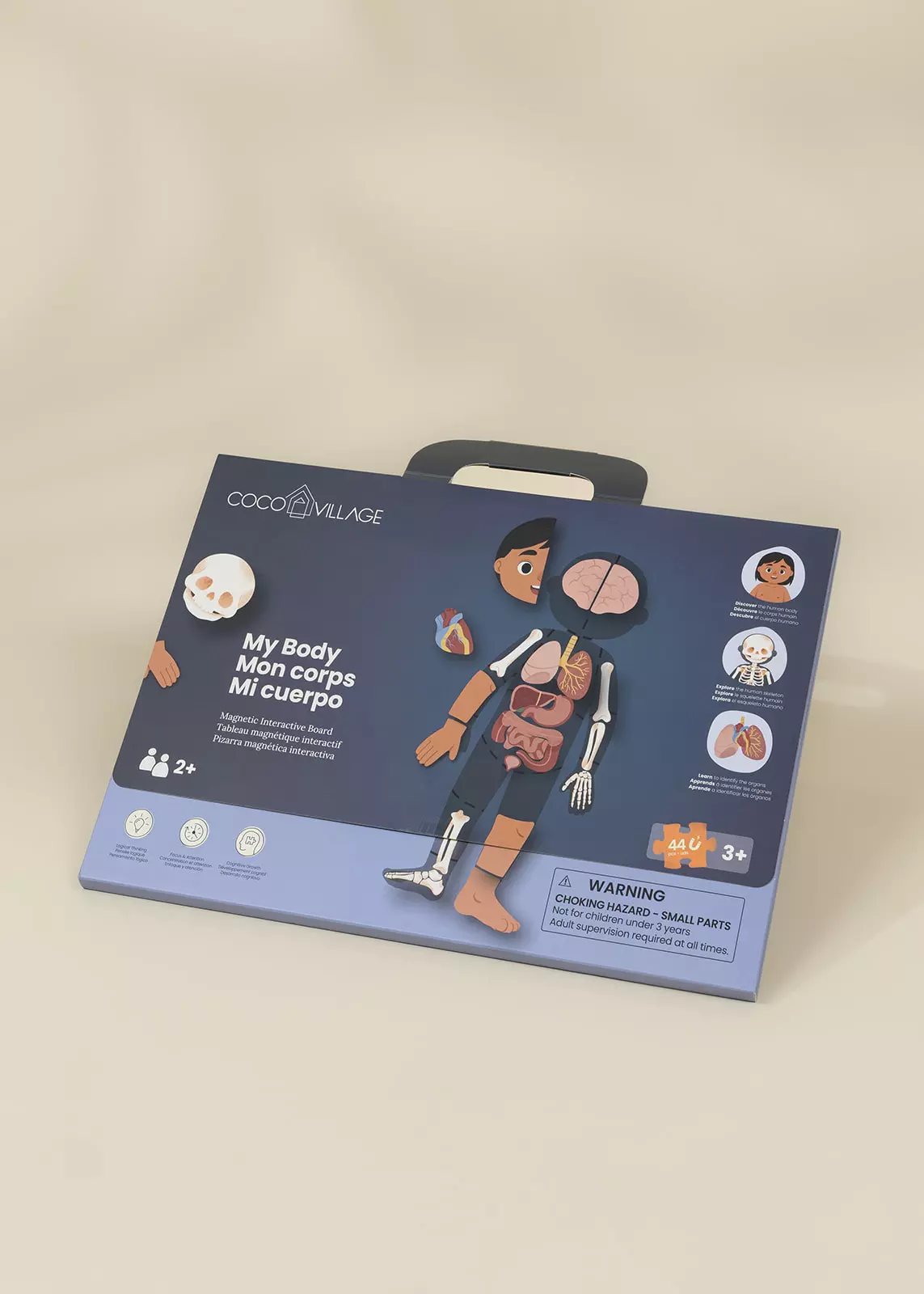 Coco Village Magnetic Interactive Board – My Body - Image 2