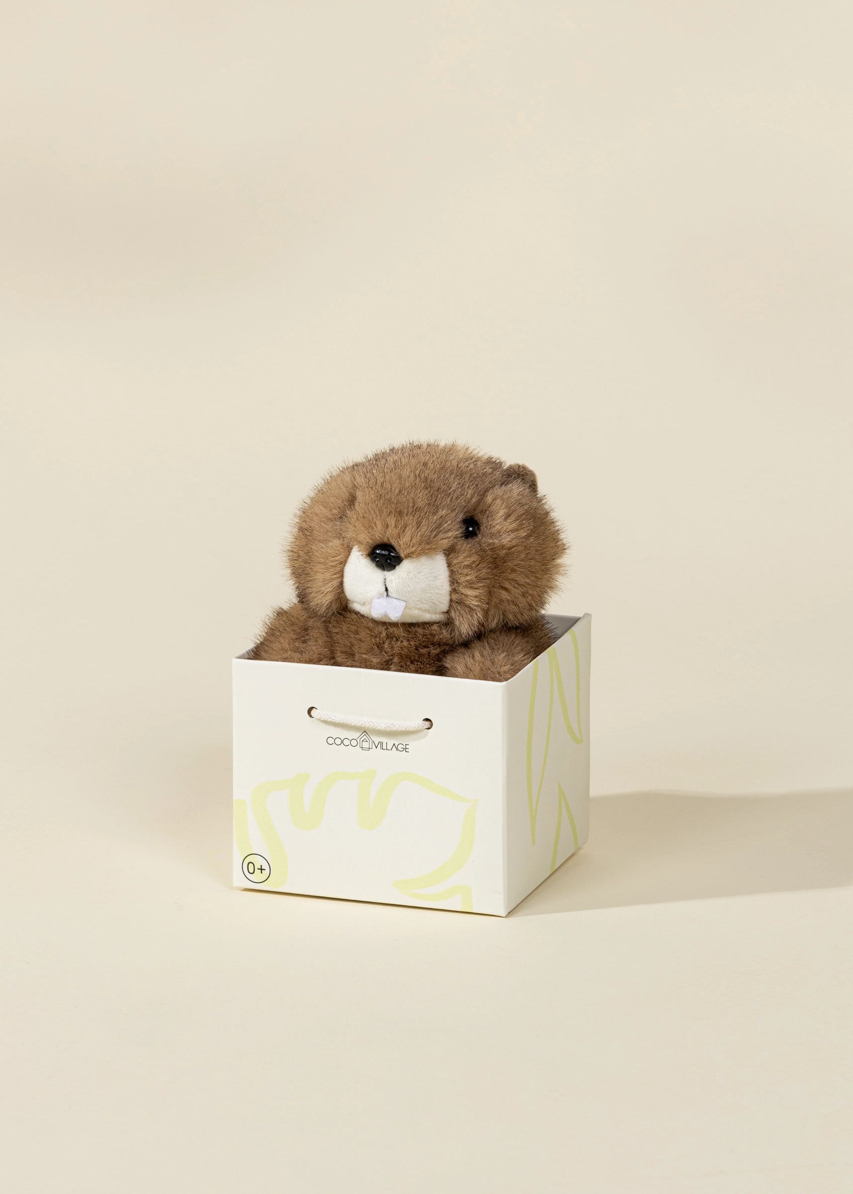 Coco Village Mini Gift Plush Toy - Brown Otter
