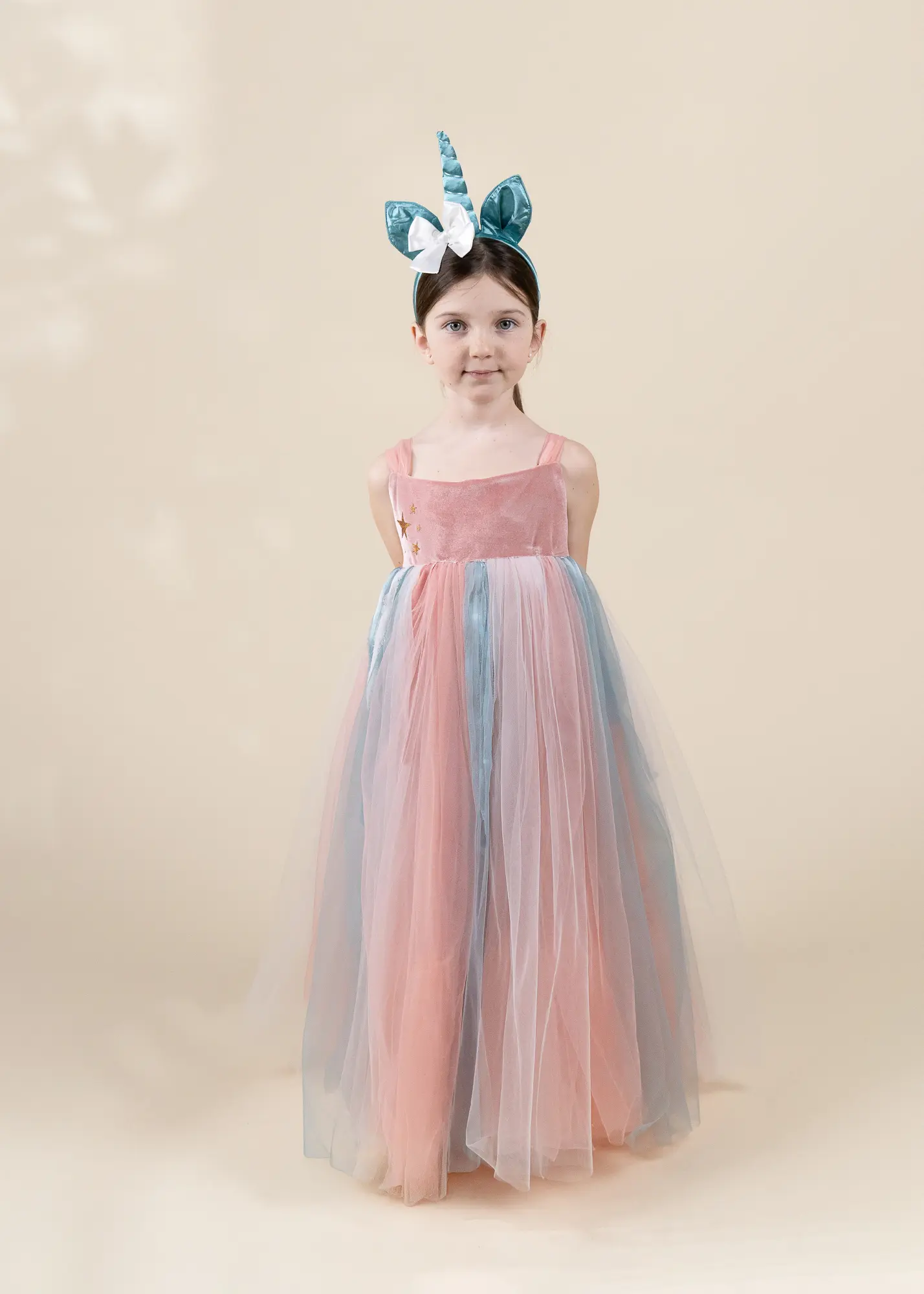 Coco Village Unicorn Play Costume with Headband - 3-4Y