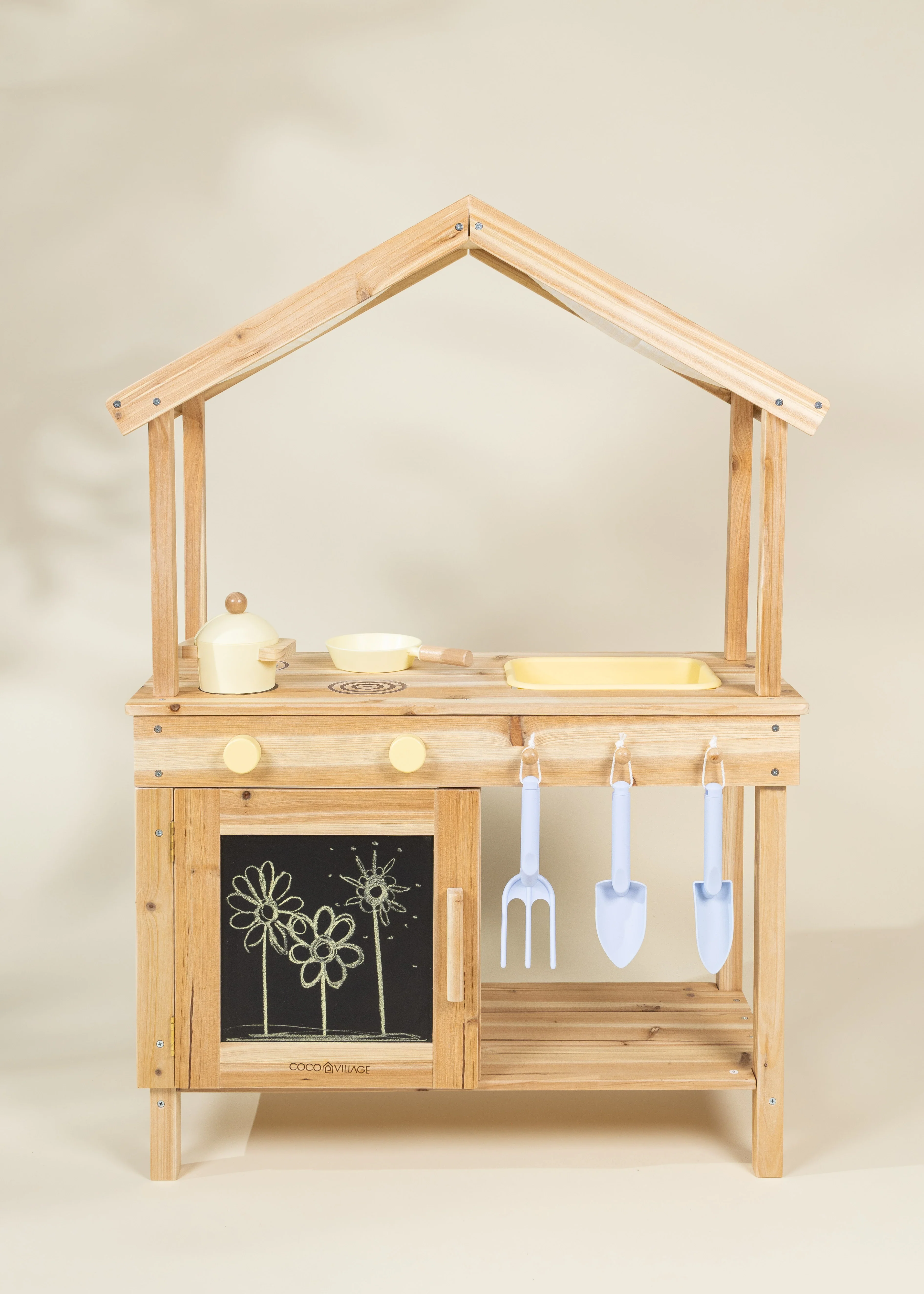 Coco Village Wooden Outdoor Play Kitchen - Image 4