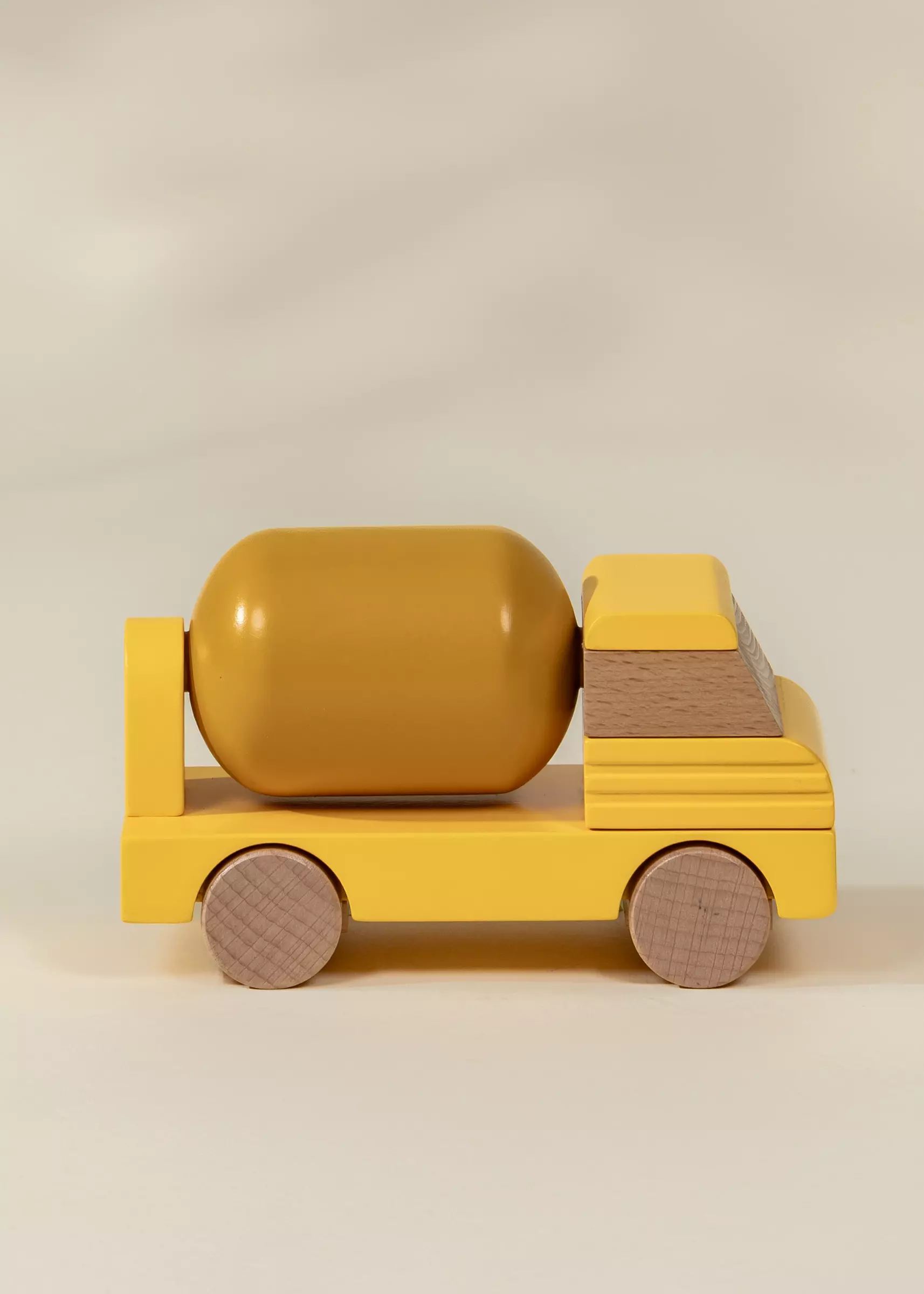 Coco Village Wooden Construction Vehicle - Cement Truck - Image 4