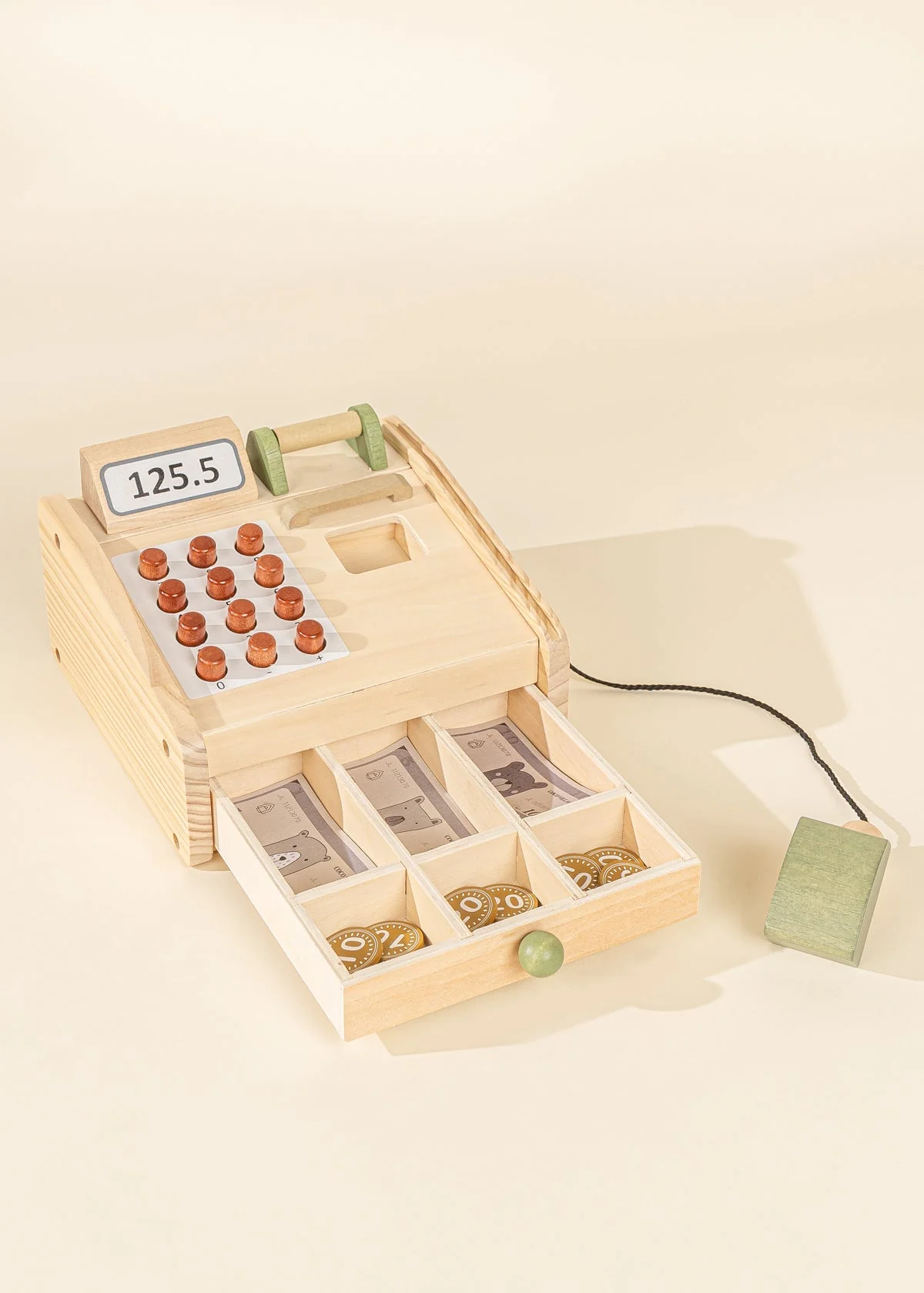 Coco Village Wooden Cash Register - Image 3