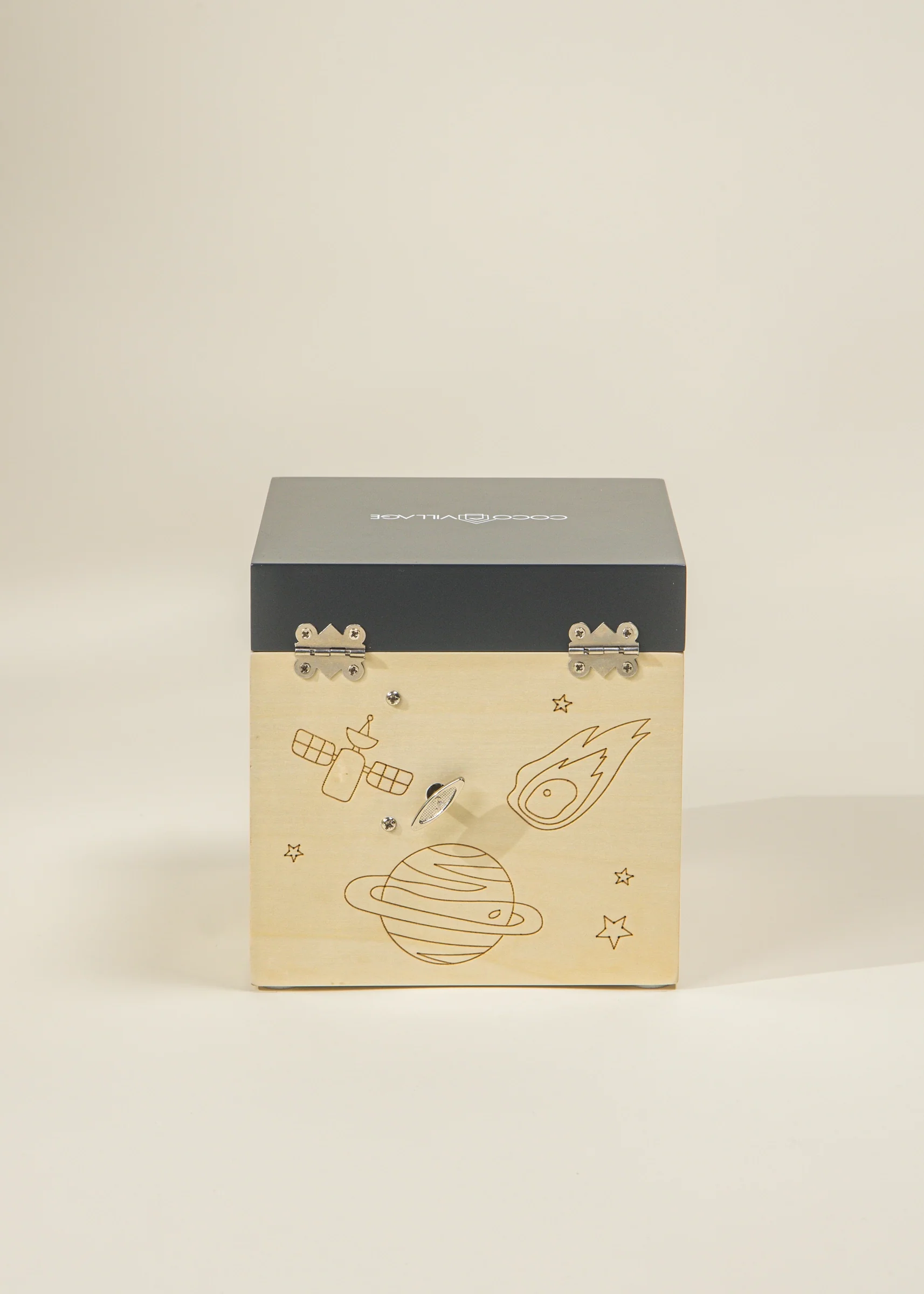 Coco Village Wooden Musical Souvenir Box - Space - Image 6