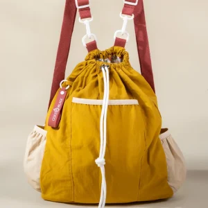 Coco Village Washable Nylon Gym Bag - Golden Hour
