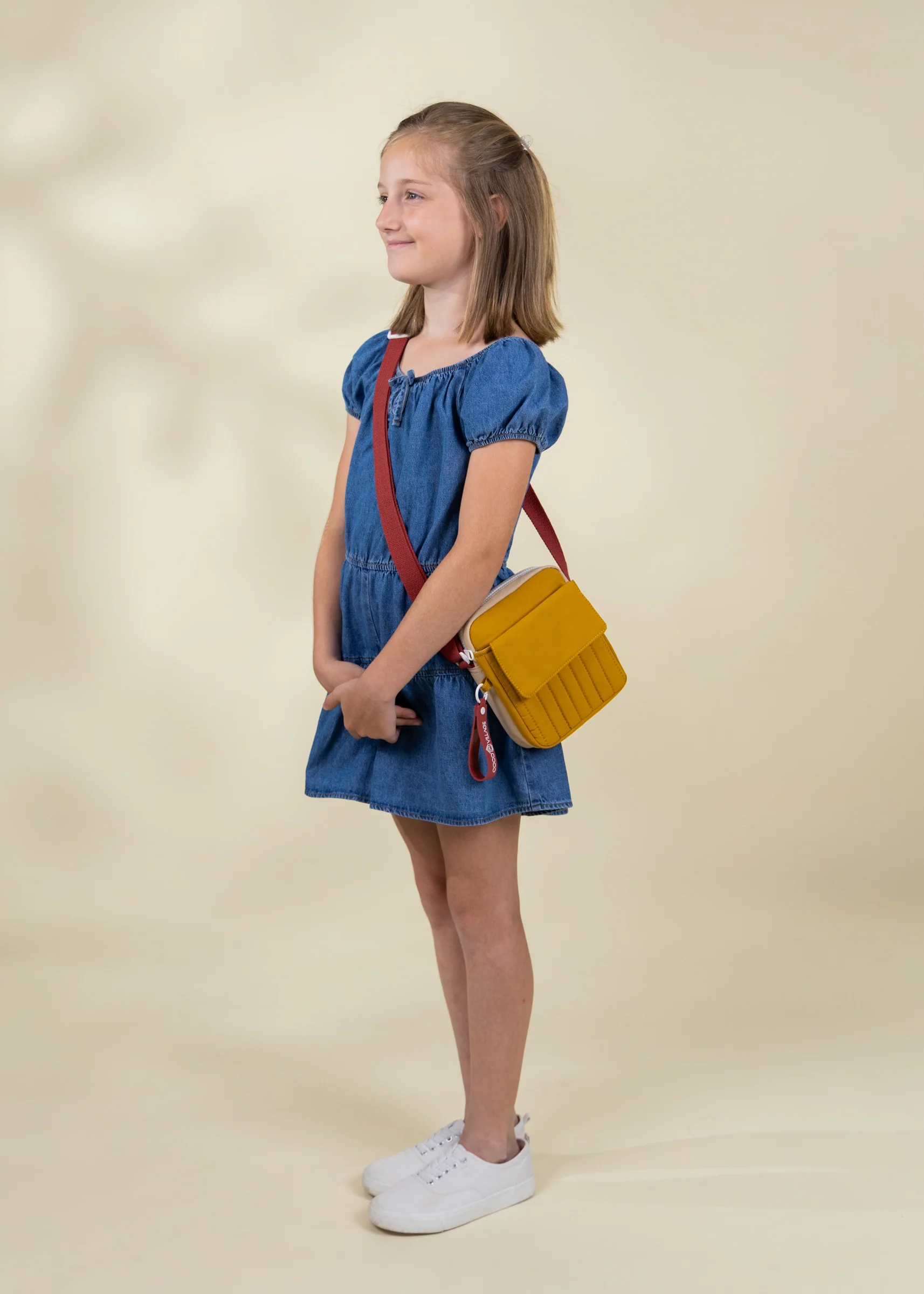 Coco Village Washable Nylon Crossbody Bag - Golden Hour - Image 4