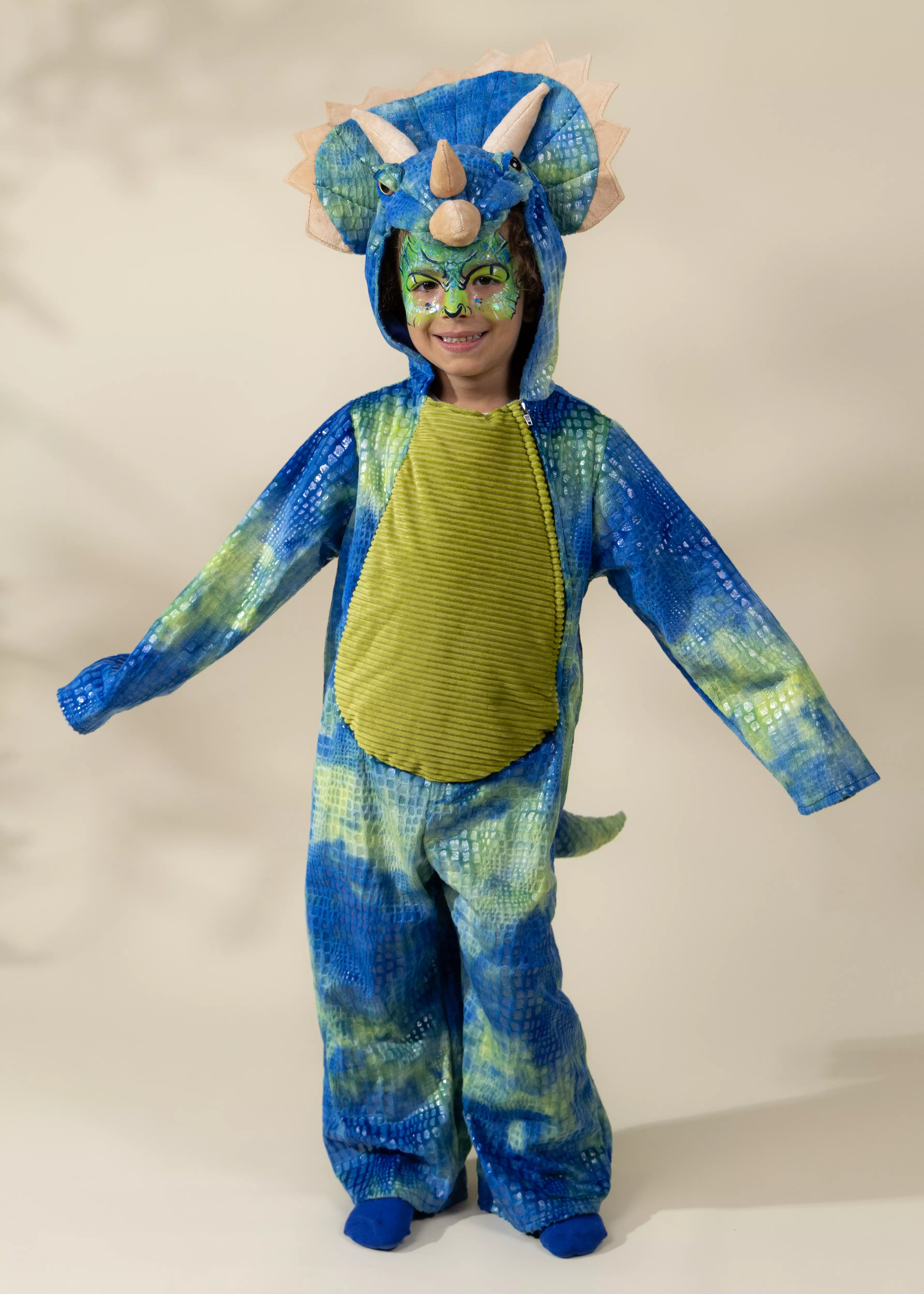Coco Village Triceratops Dino Costume - 3-4Y - Image 2