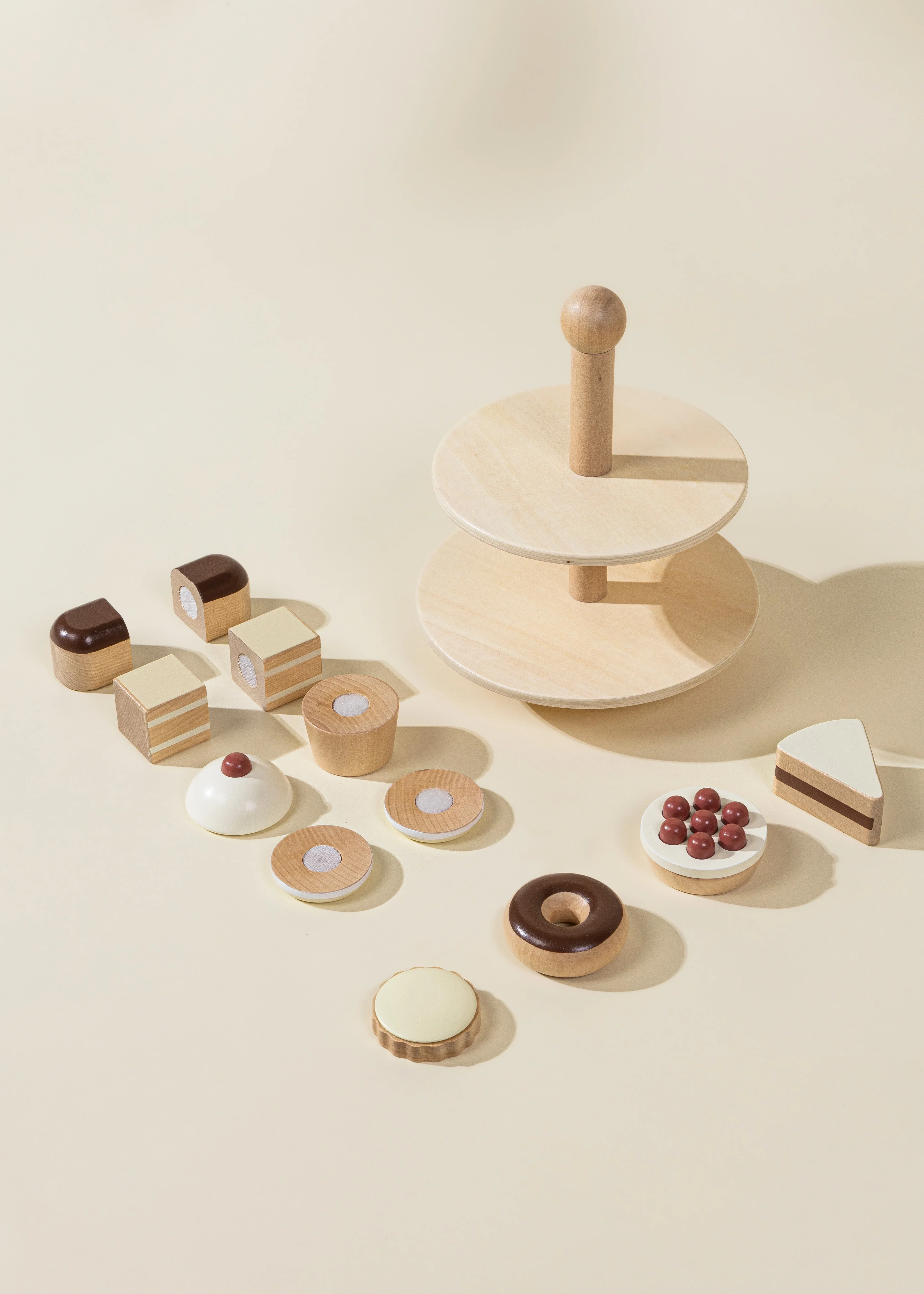 Coco Village Wooden Desserts Tower - Image 3