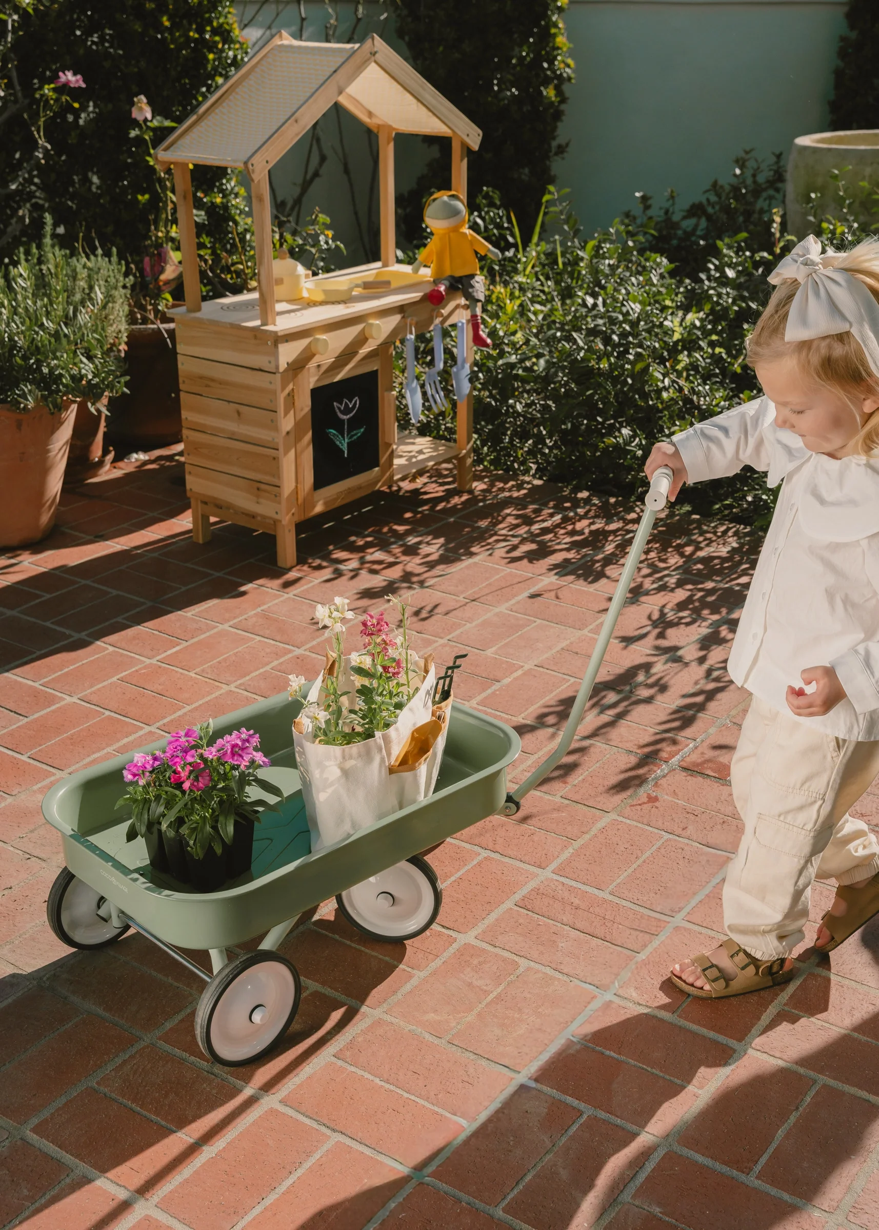 Coco Village Wooden Outdoor Play Kitchen - Image 15