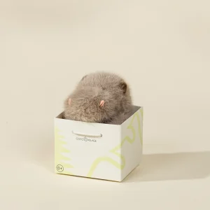 Coco Village Mini Gift Plush Toy - Grey Hippopotamus