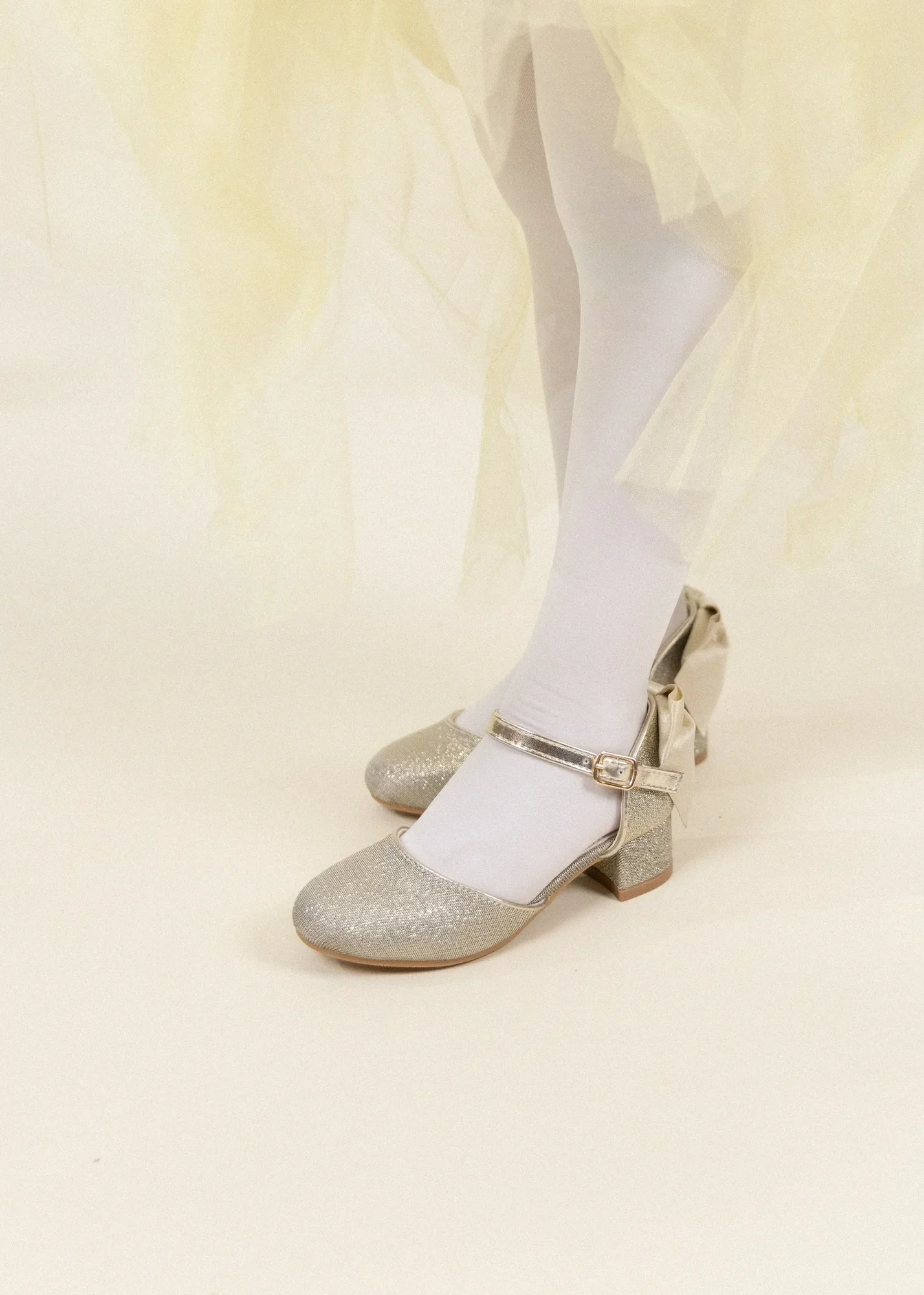 Coco Village Role Play Light Gold Mary Jane Heel Shoe - Size 11 - Image 2