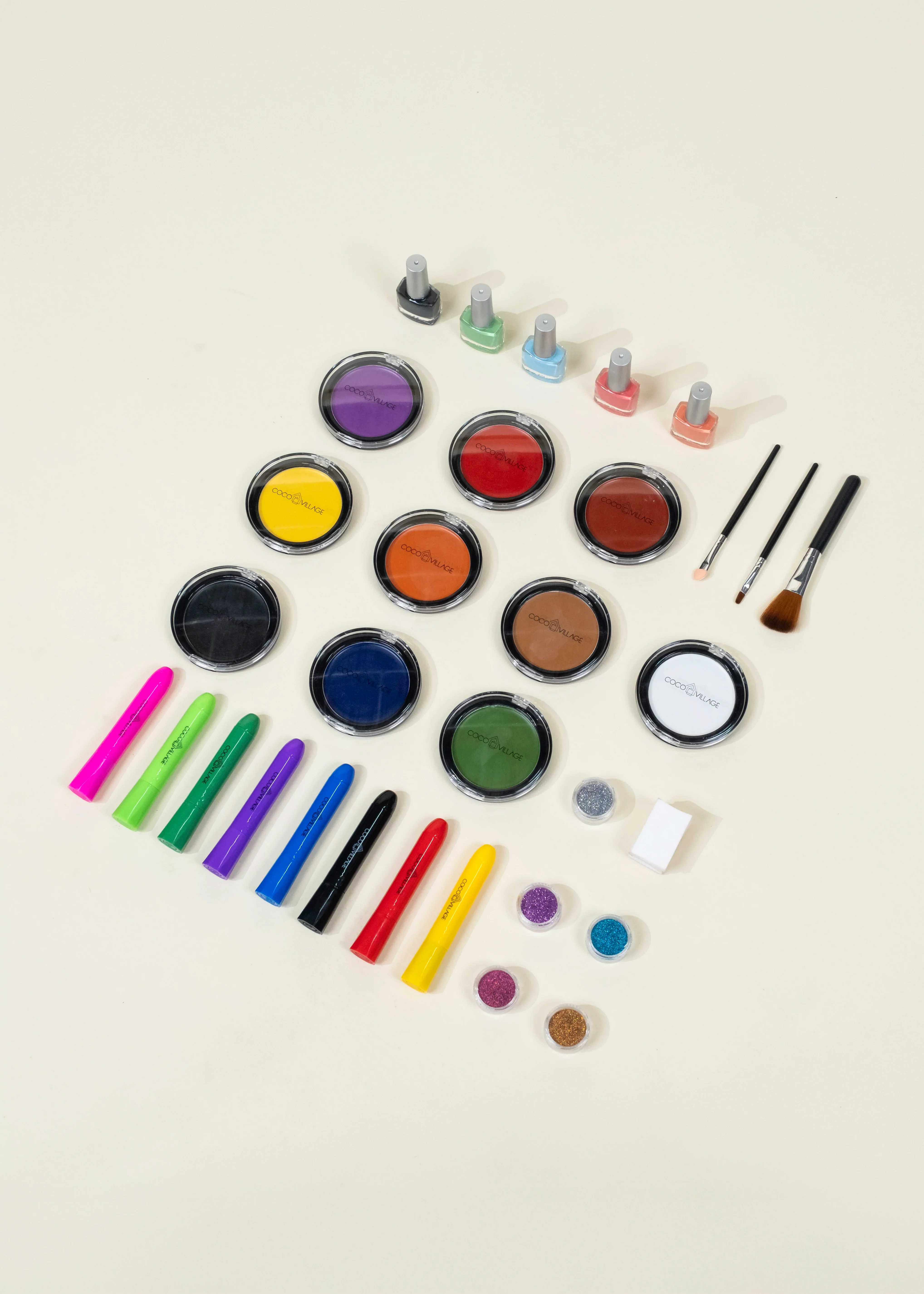 Coco Village Fantasy Makeup Set & Metallic Case - 35pcs - Image 2