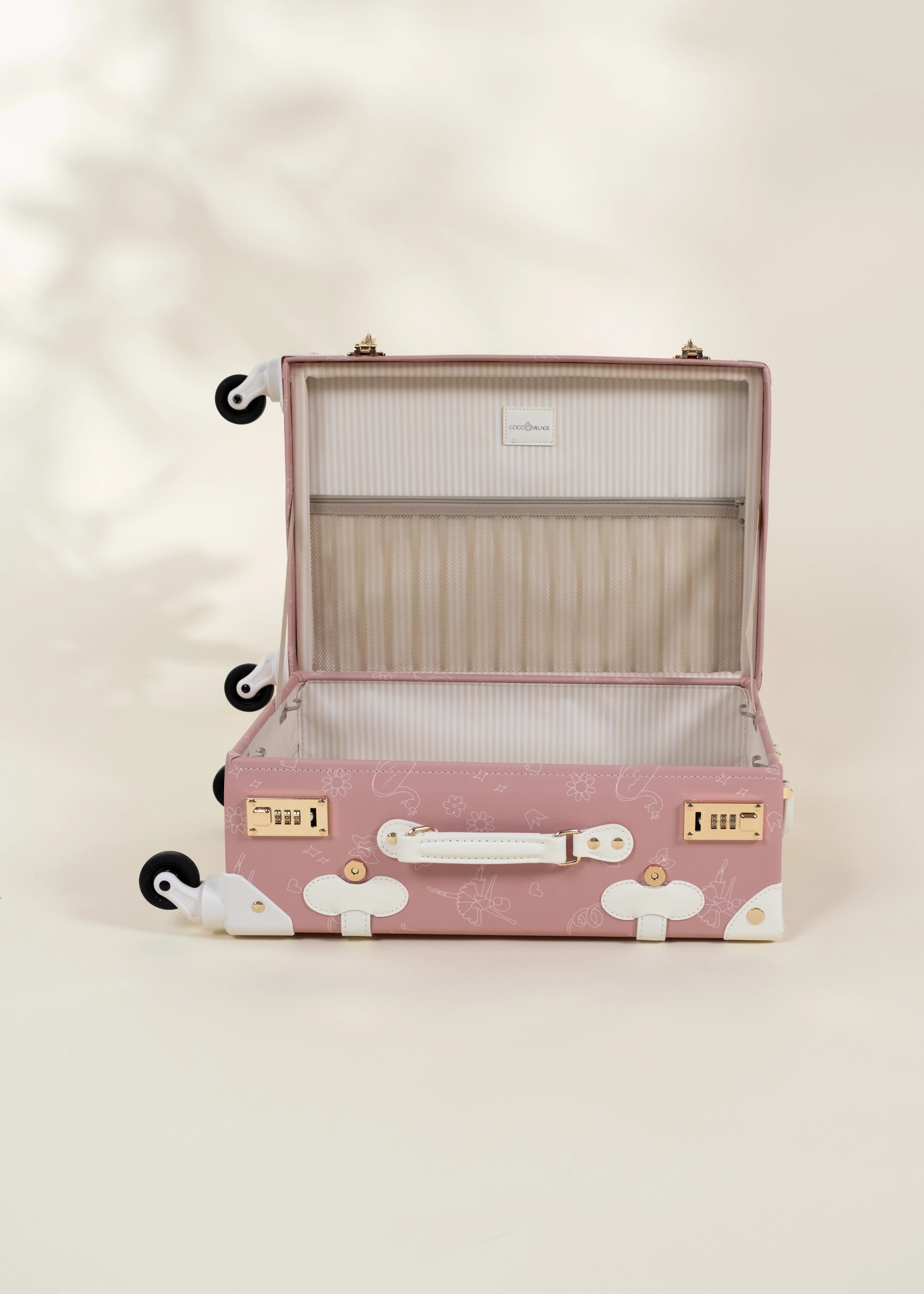 Coco Village Vegan Leather Carry-On Suitcase - Ballerina - Image 13
