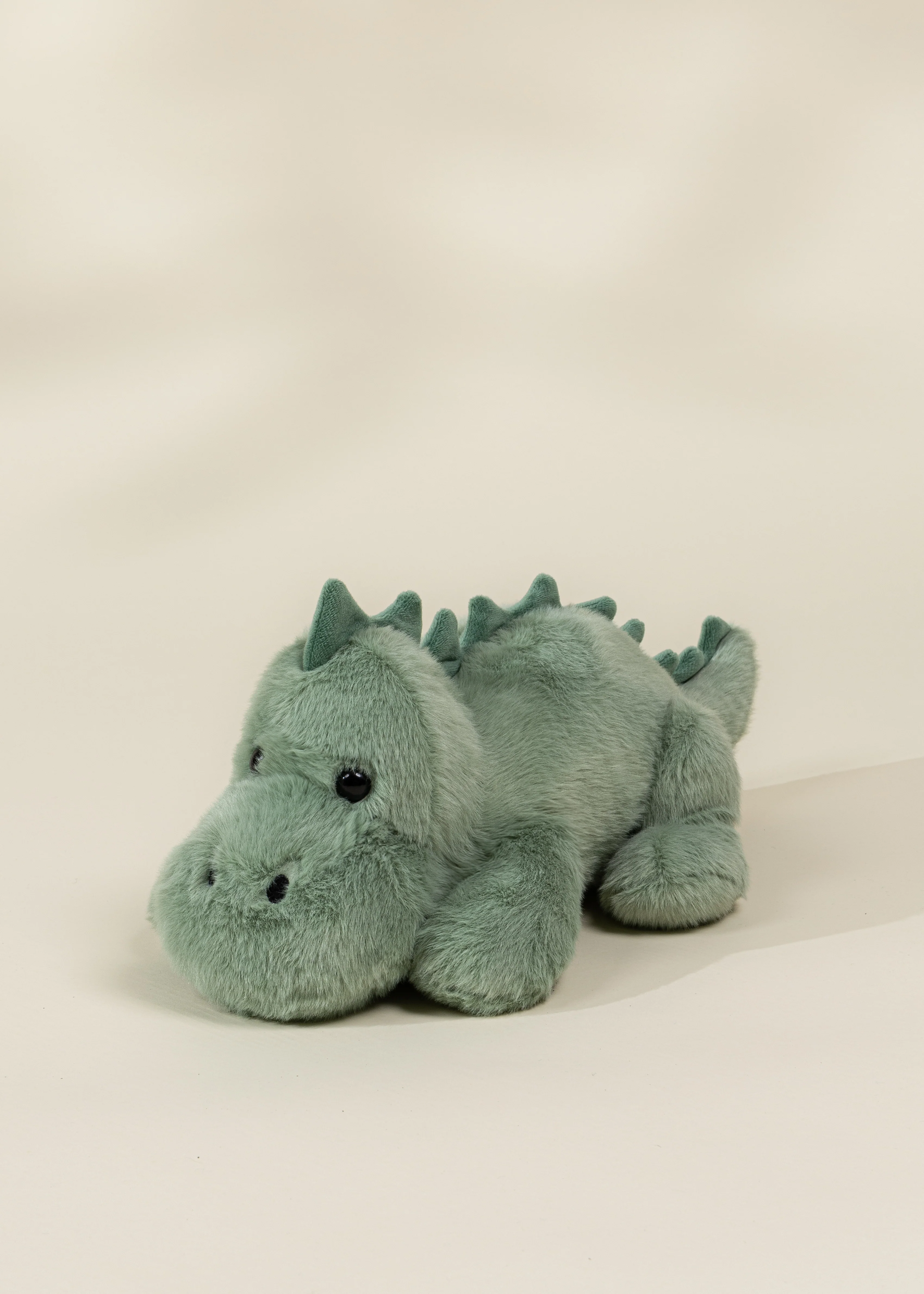 Coco Village Dino Plush Toy - Light Green Stegosaurus