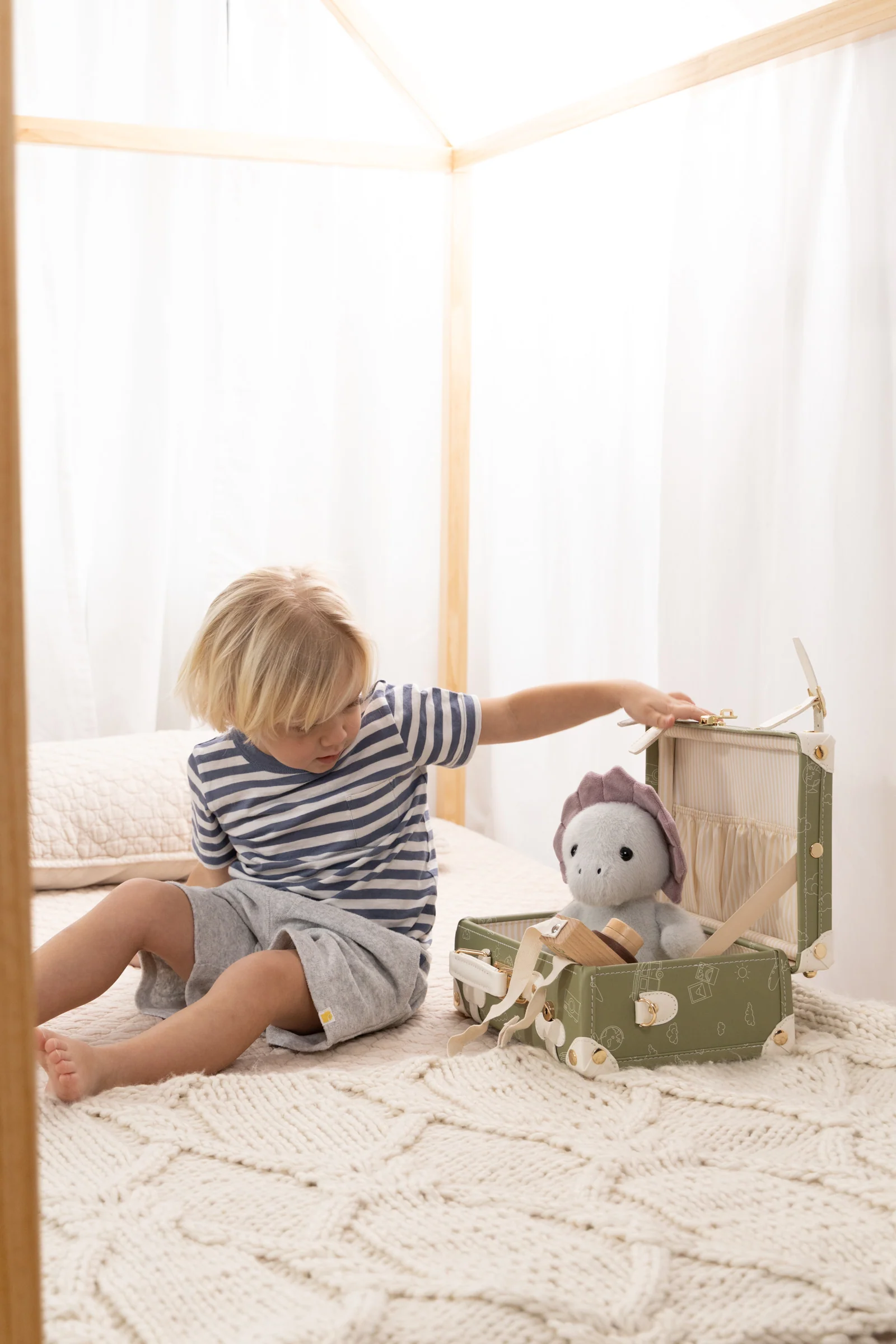 Coco Village Vegan Leather Play Suitcase - Travel - Image 5