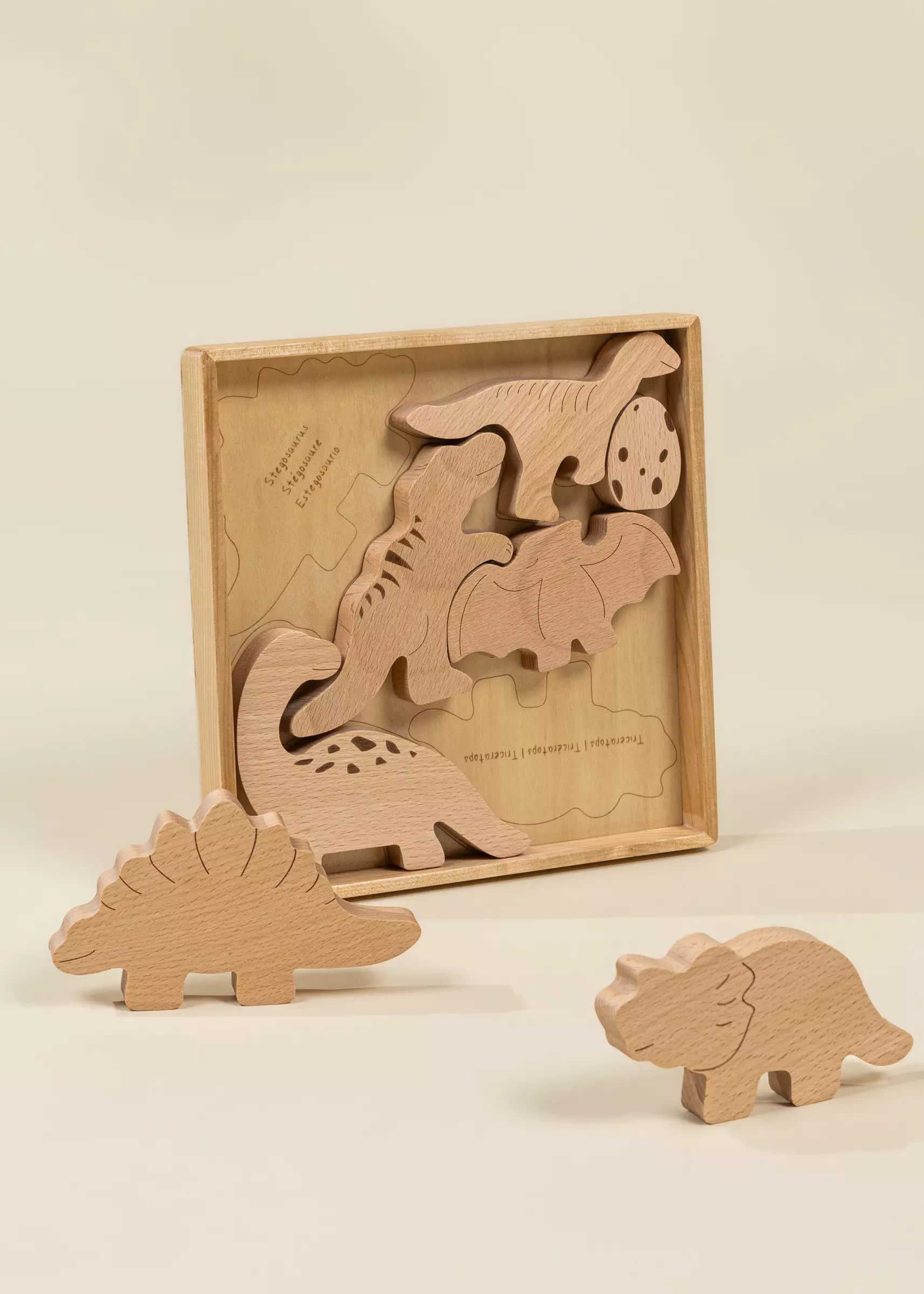 Coco Village Wooden Balance Puzzle - Dino - 7 pieces - Image 10
