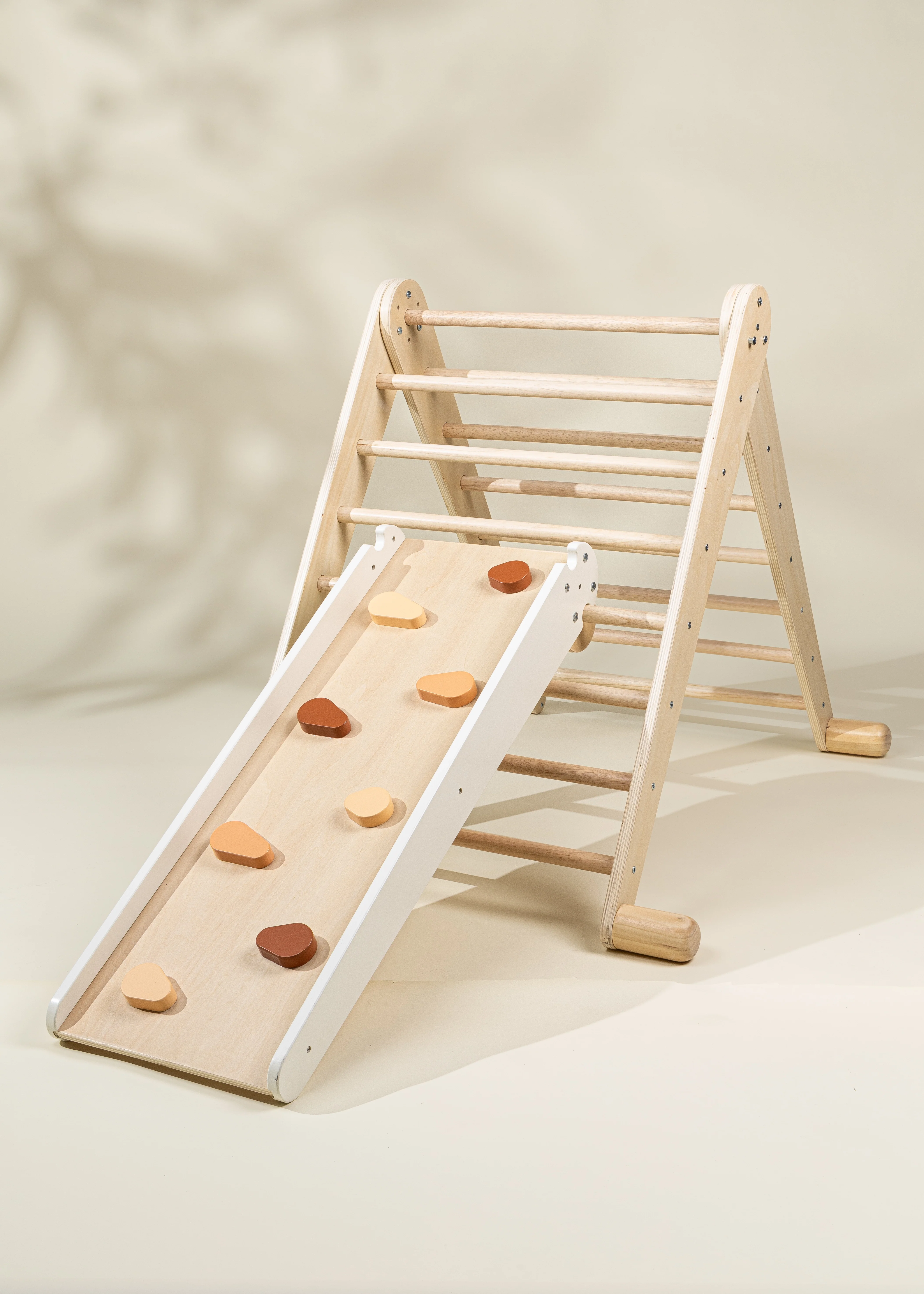 Coco Village Montessori 2-in-1 Grip Climber Board & Slide - Image 4