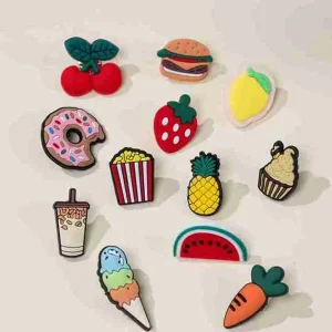 Coco Village Set of 12 Foodie Charms Pin