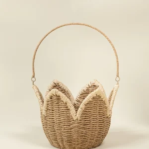 Coco Village Flower-Shaped Basket – Large