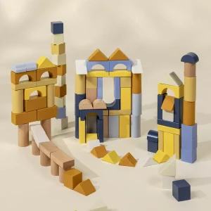 Coco Village Wooden Construction Blocks Set - 100pcs
