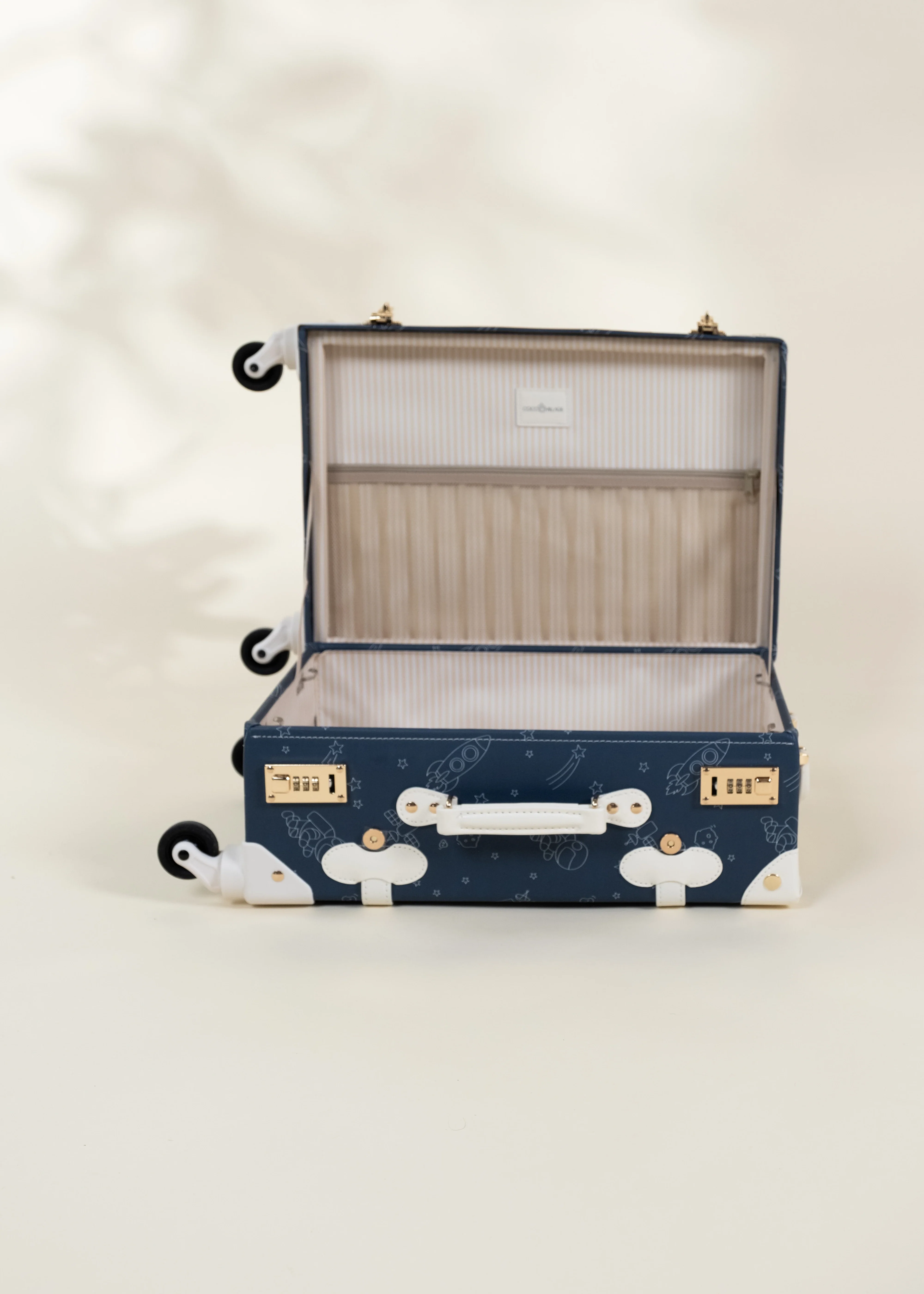 Coco Village Vegan Leather Carry-On Suitcase - Space - Image 9