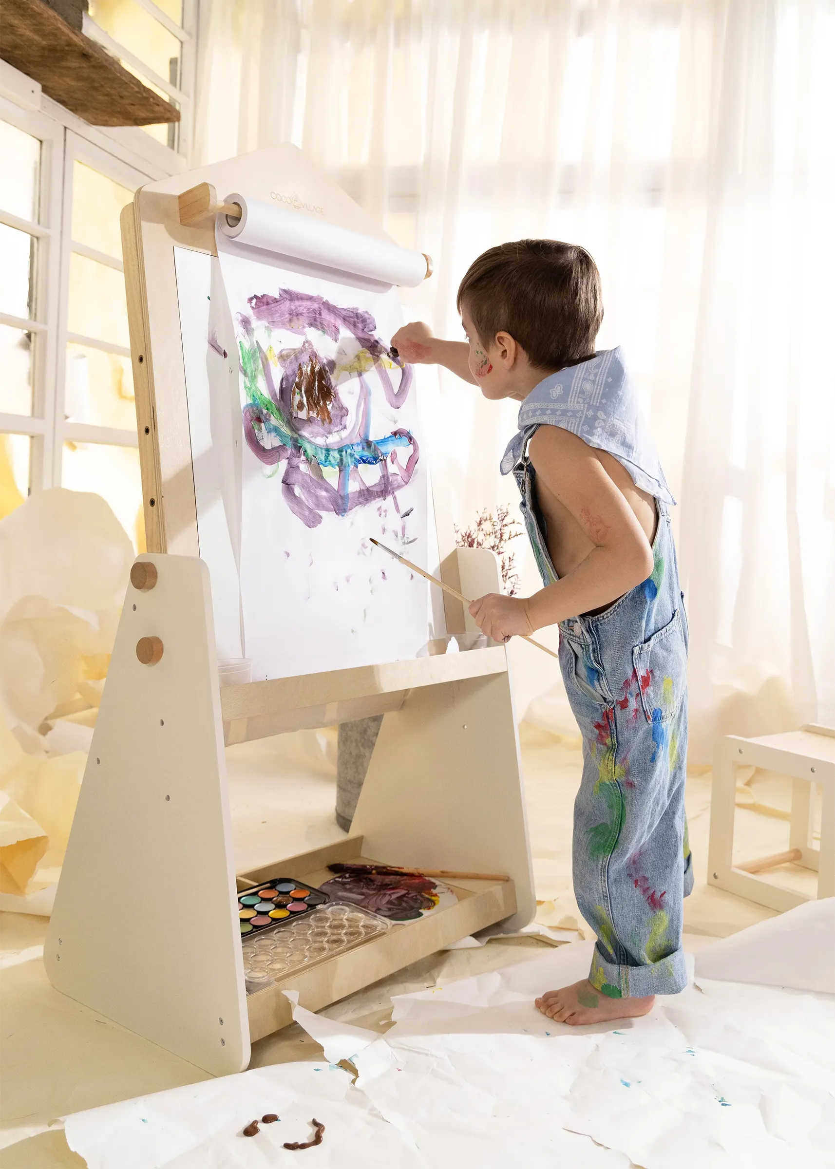 Coco Village Wooden Art Easel