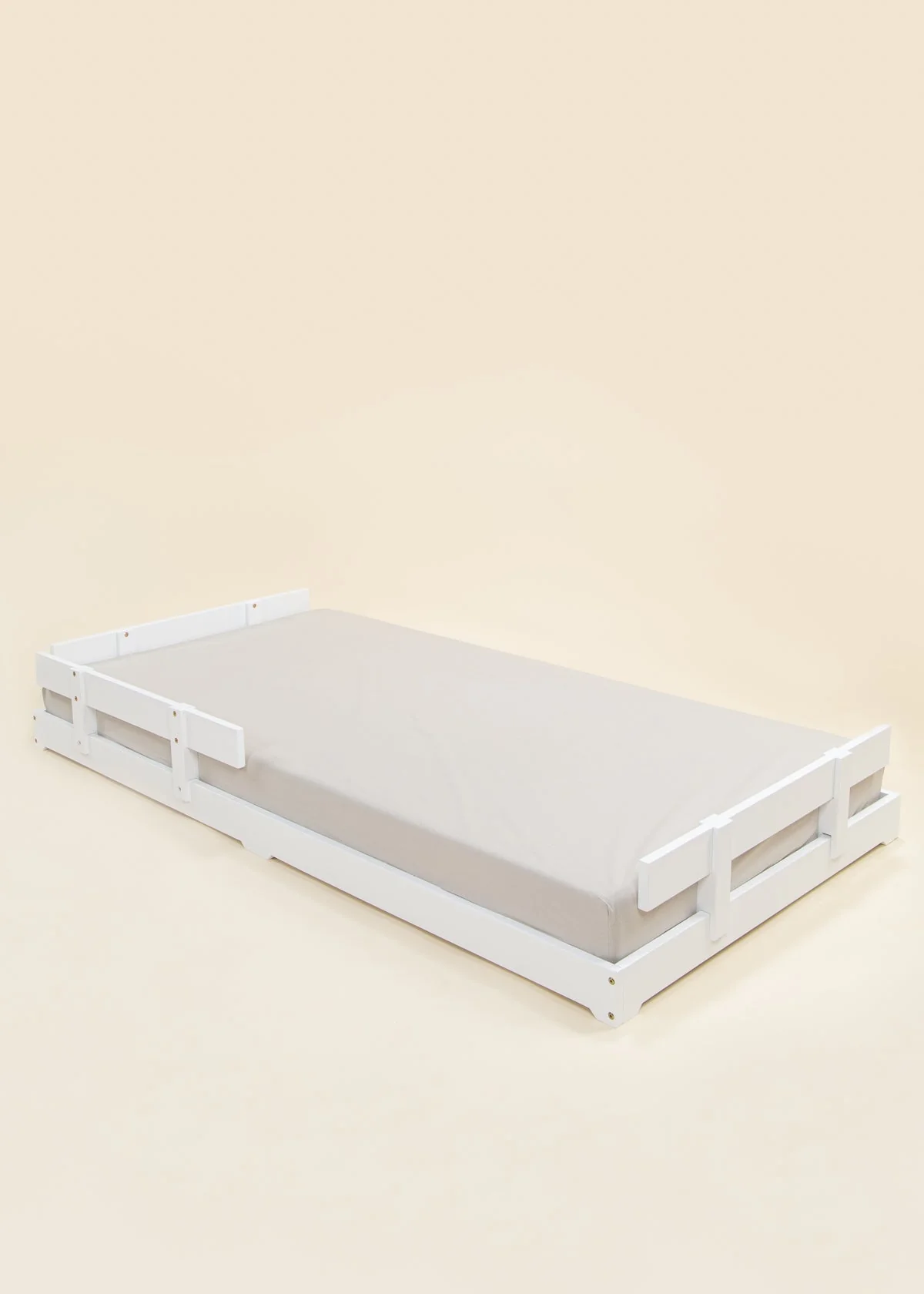 Coco Village Wooden Bed Frame - White - Image 5