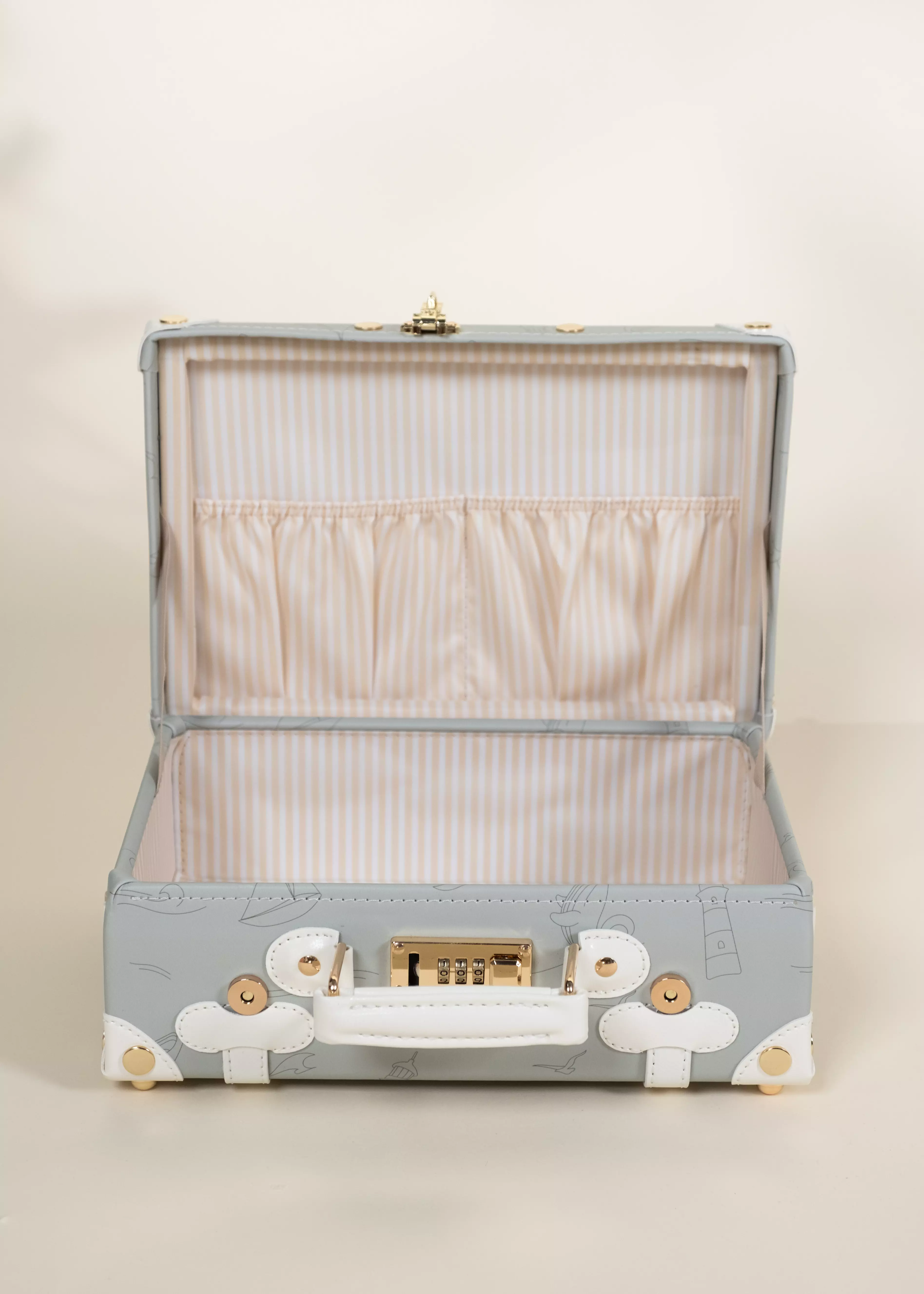 Coco Village Vegan Leather Play Suitcase - Ocean - Image 6