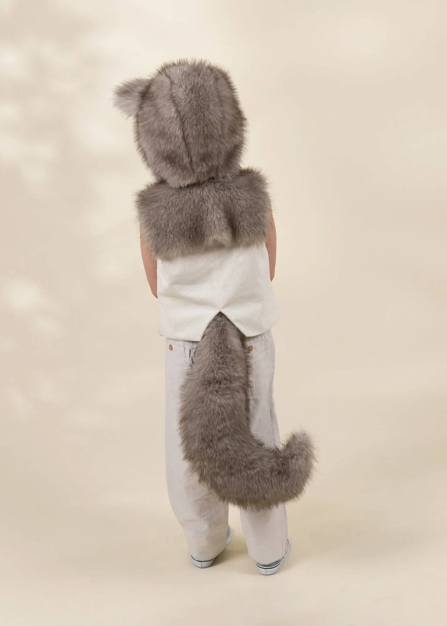 Coco Village Role Play Dress-Up Wolf Fur Hat & Tail Set - Image 2