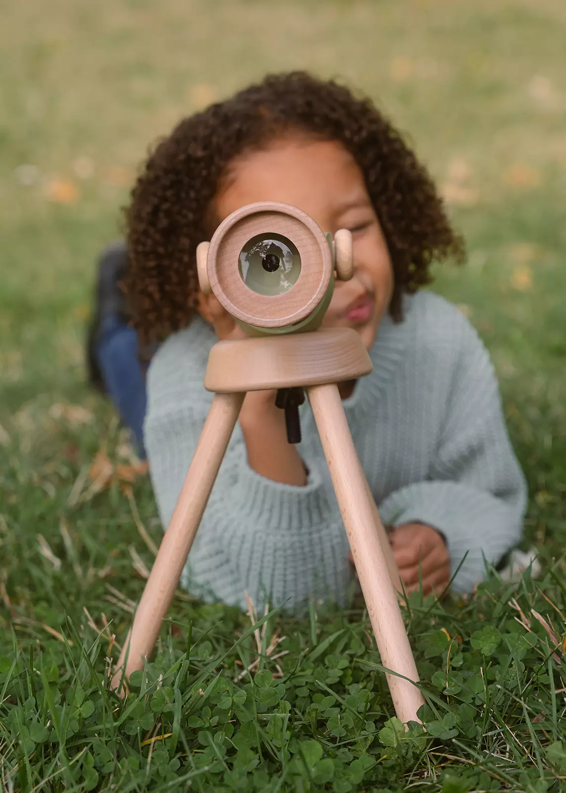 Coco Village Wooden Tripod Telescope – 15x Zoom - Image 9