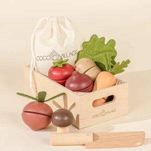 Coco Village Wooden Vegetables Playset