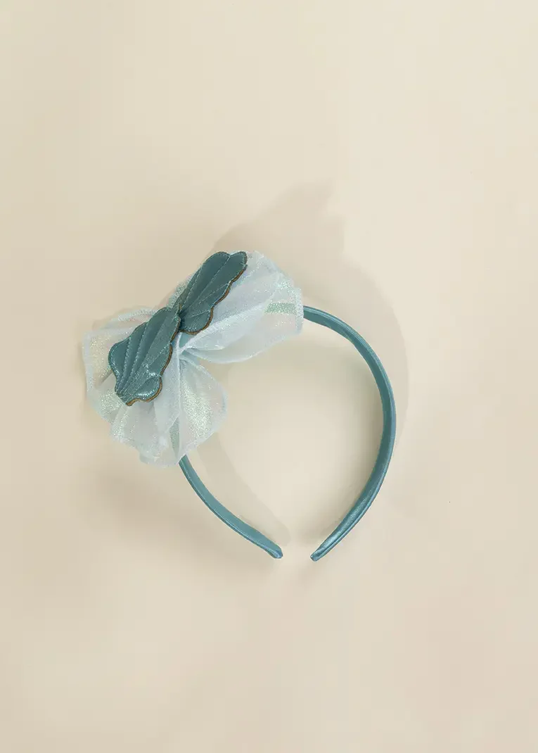 Coco Village Iridescent Mermaid Play Costume with Headband - 5-6Y - Image 3