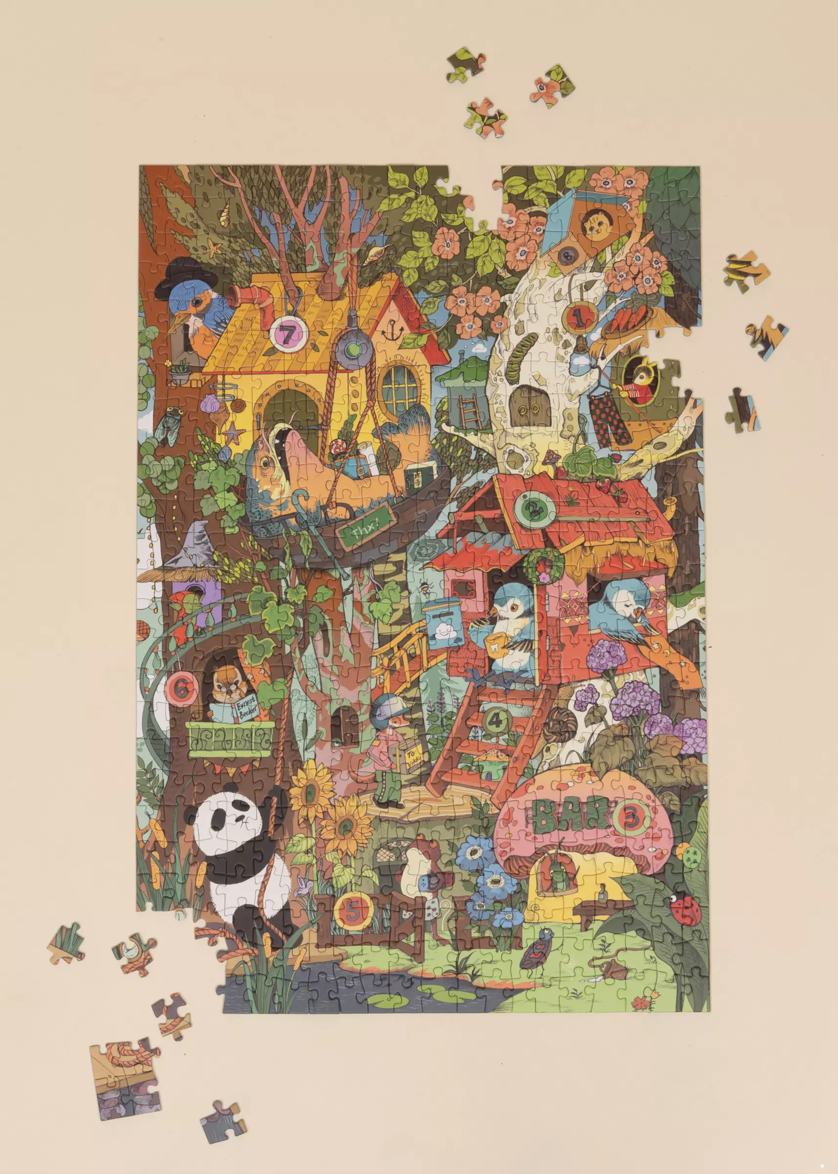 Coco Village Artist Puzzle - Treehouse - 500pcs - Image 3