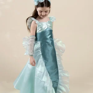 Coco Village Iridescent Mermaid Play Costume with Headband - 3-4Y