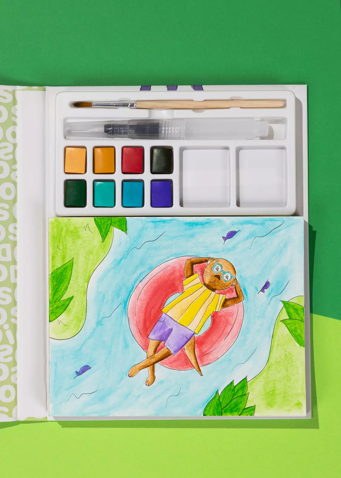 Coco Village Watercolor Forest Painting Book - 30 pages - Image 2