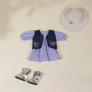 Coco Village CocoFriends 22" (56 cm) Kids Play Doll Clothing Set – Cowgirl