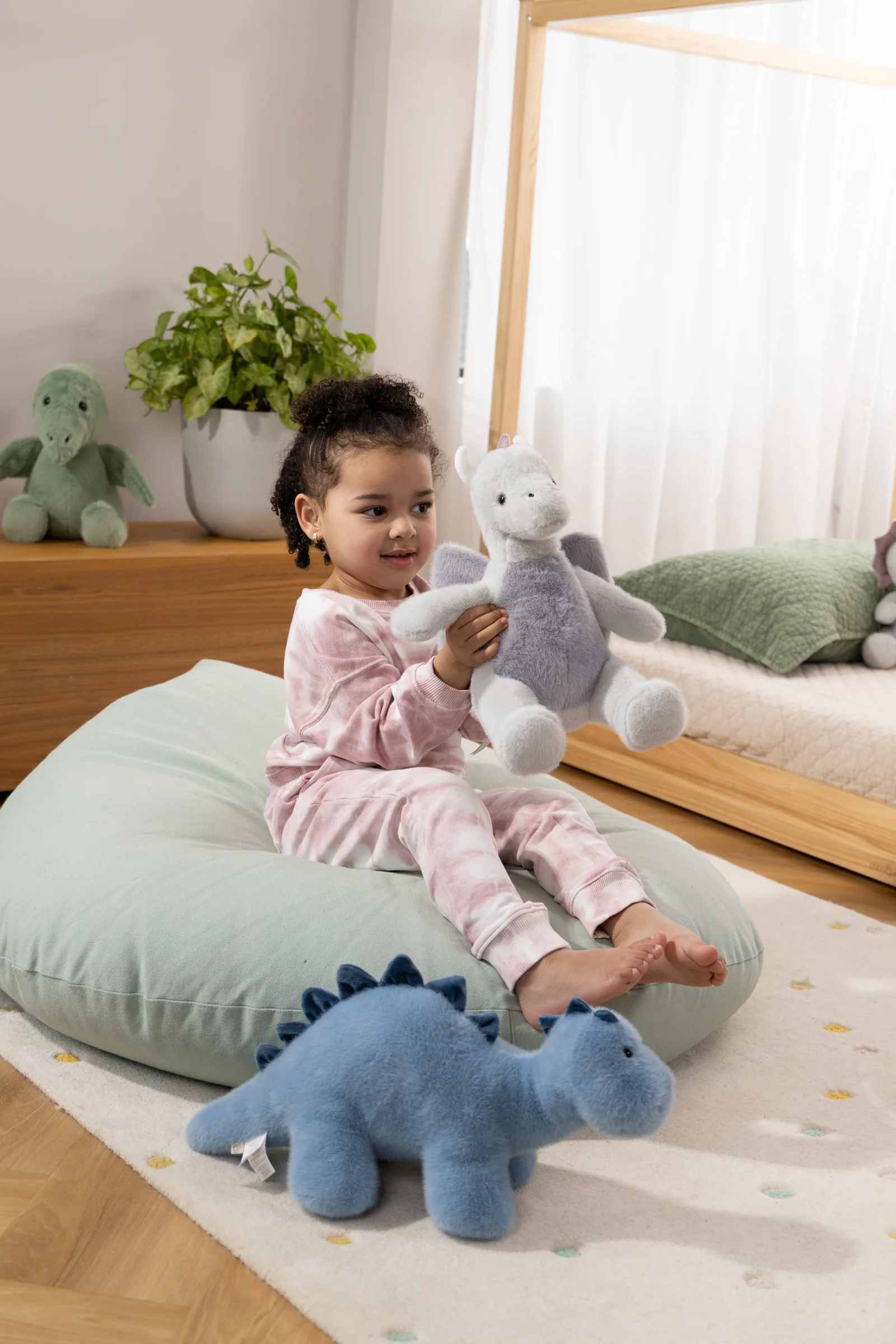 Coco Village Dino Plush Toy - Grey Dragon - Image 4