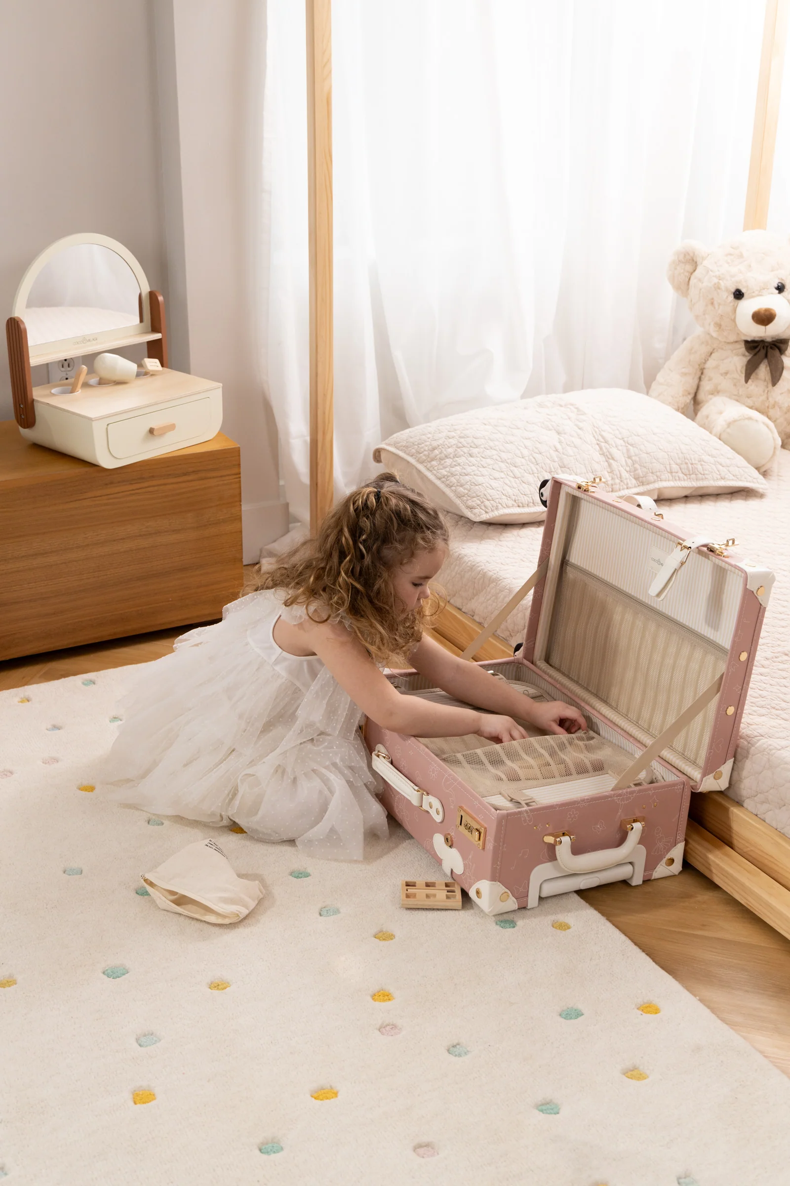 Coco Village Vegan Leather Carry-On Suitcase - Ballerina - Image 19
