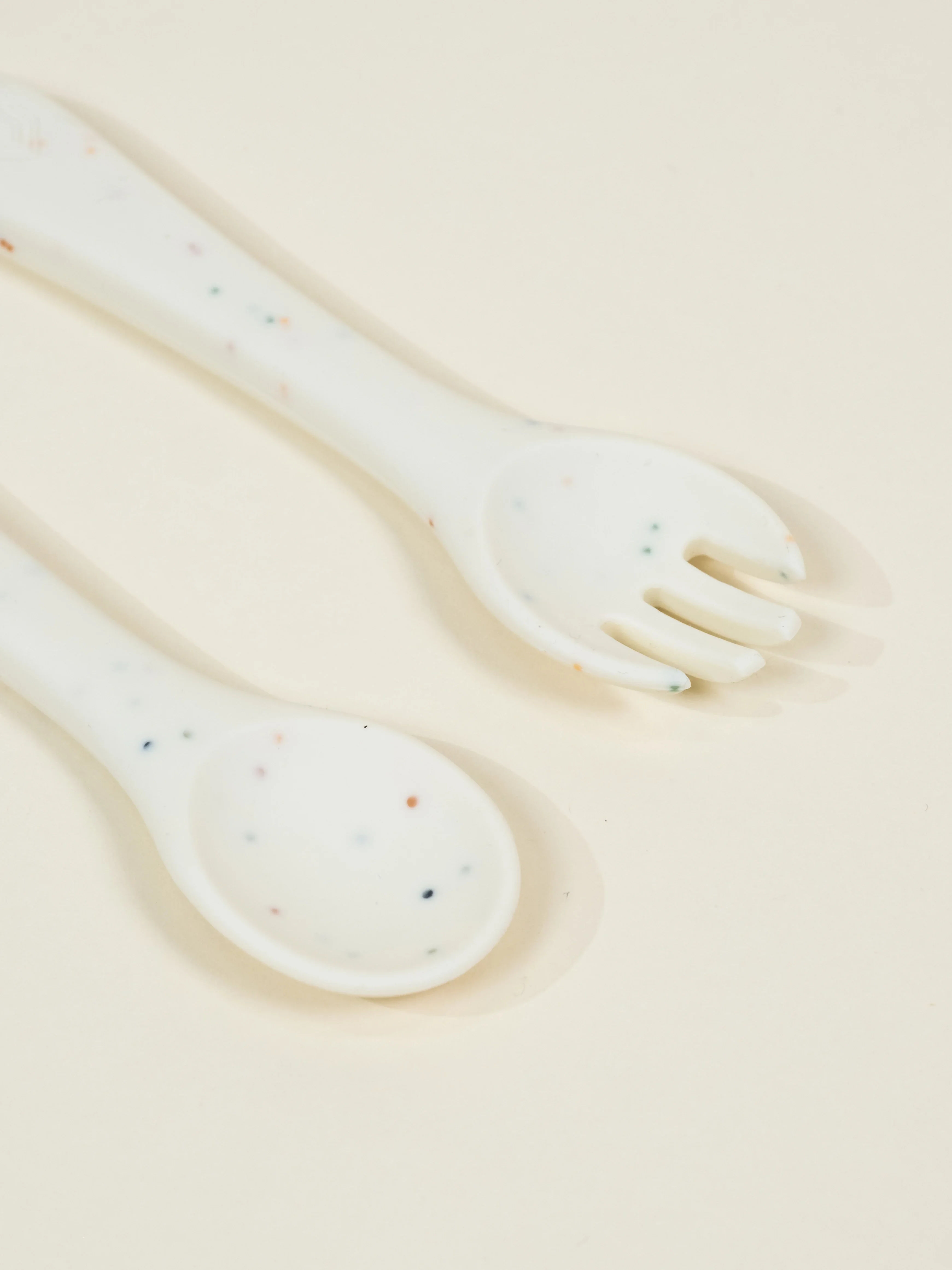 Coco Village Silicone Baby Fork&Spoon–Pottery Collection - Image 3
