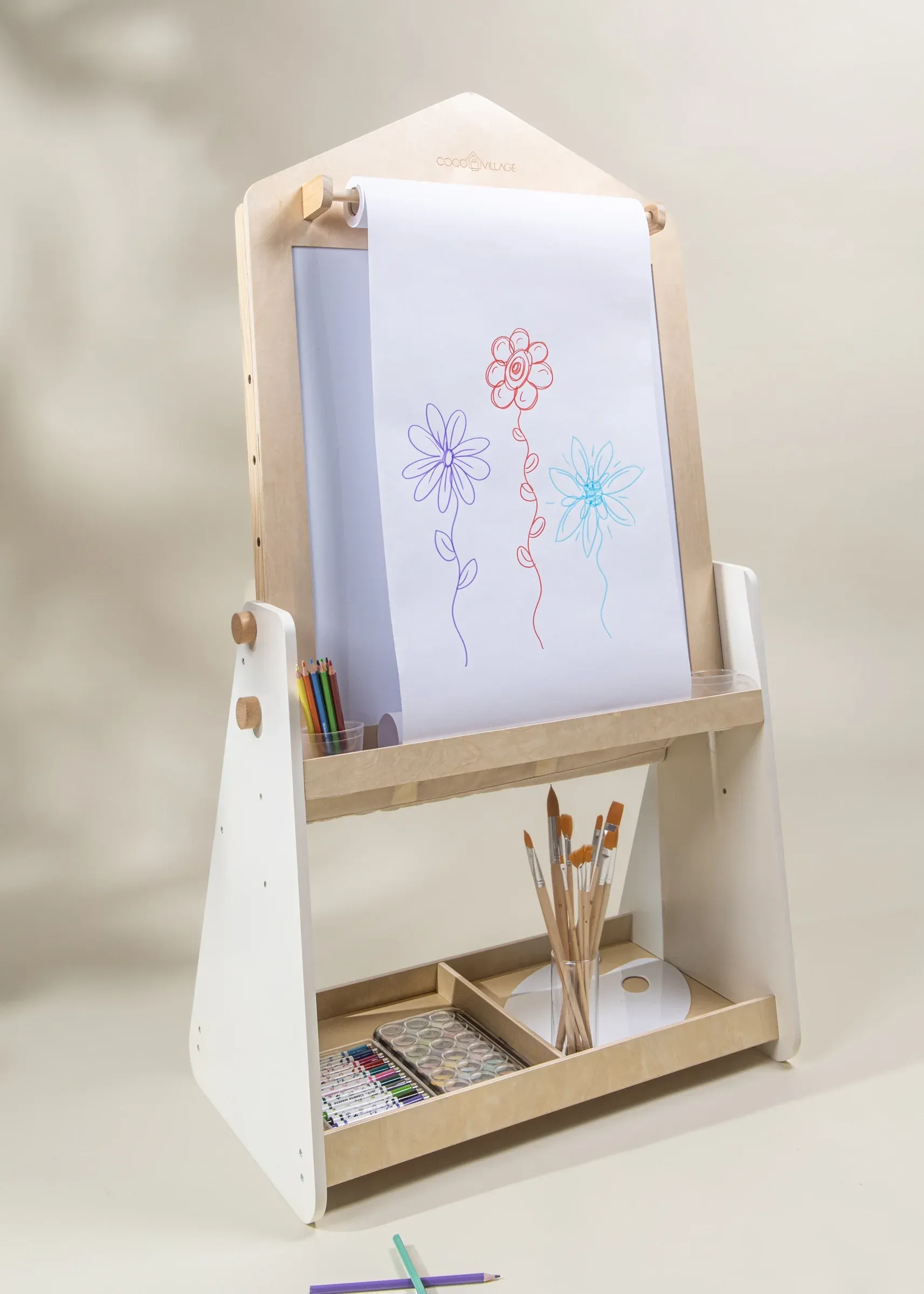 Coco Village Wooden Art Easel - Image 4