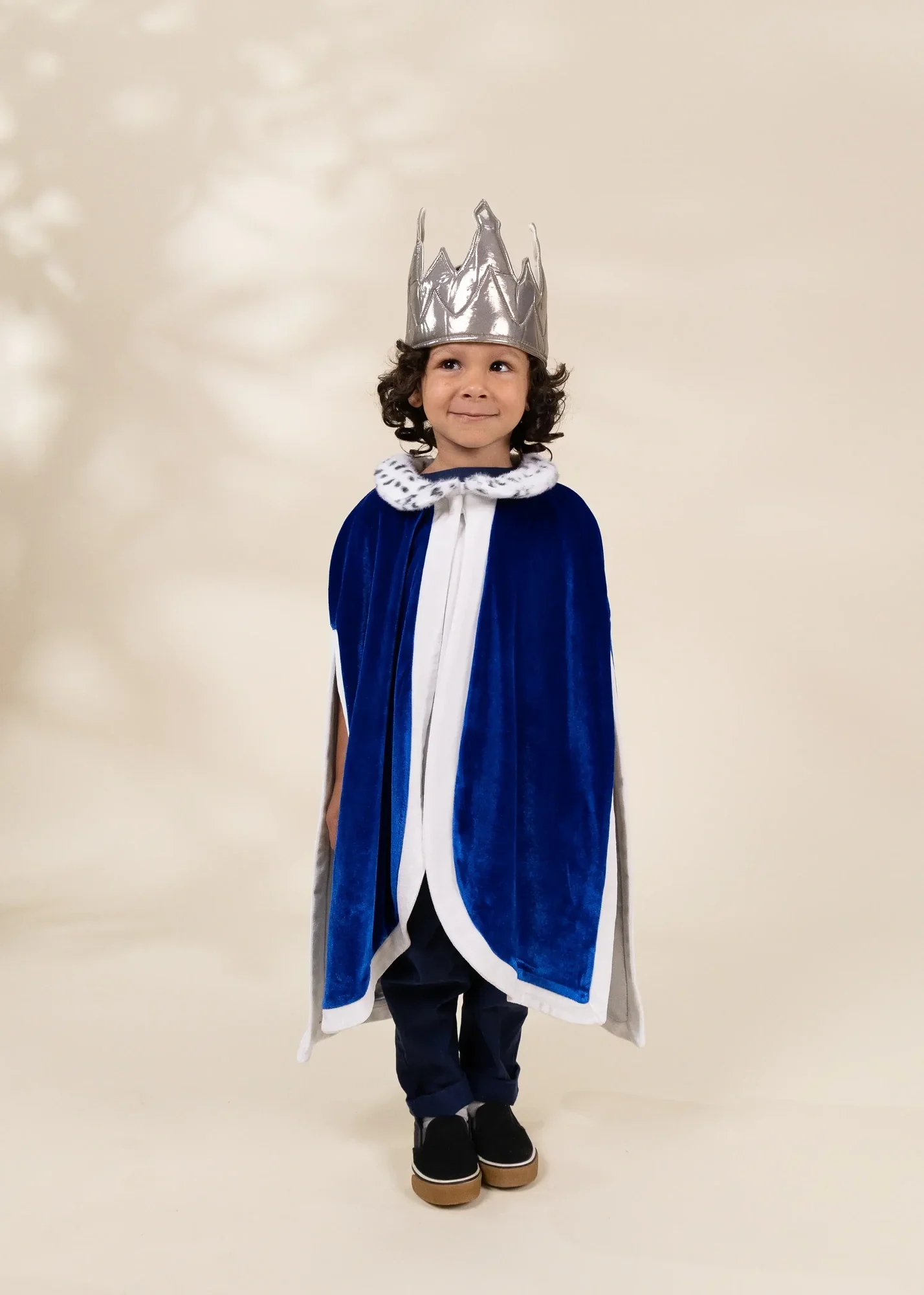 Coco Village Role Play Dress-Up King Cape with Crown
