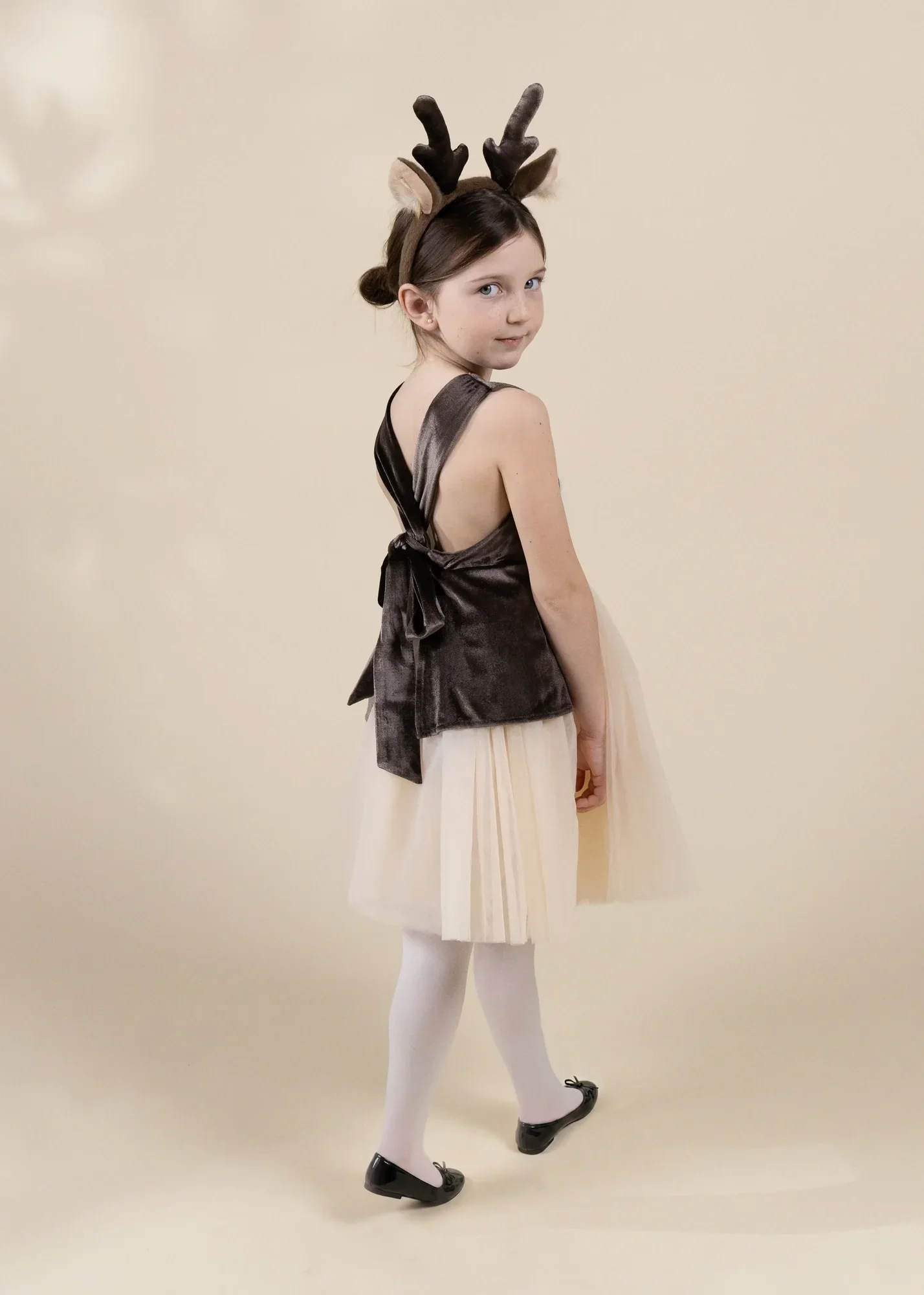 Coco Village Role Play Dress-Up Cotton and Tulle Animal Dress - Image 3