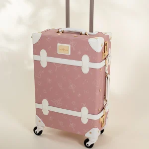 Coco Village Vegan Leather Carry-On Suitcase - Ballerina