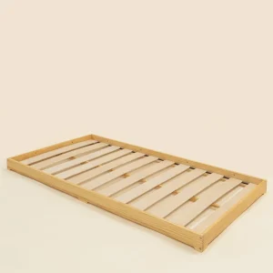 Coco Village Wooden Bed Frame - Natural Wood