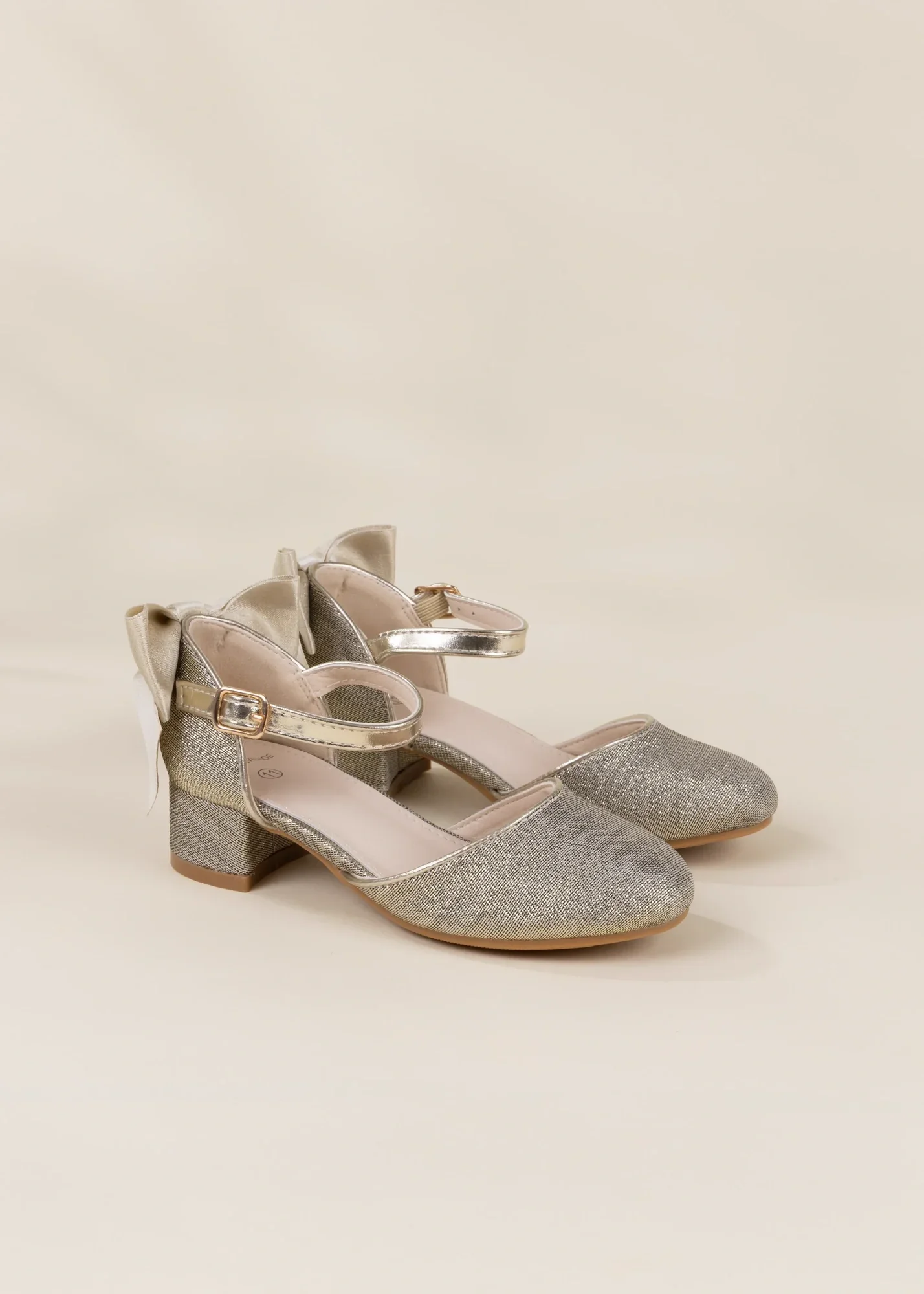 Coco Village Role Play Light Gold Mary Jane Heel Shoe - Size 11