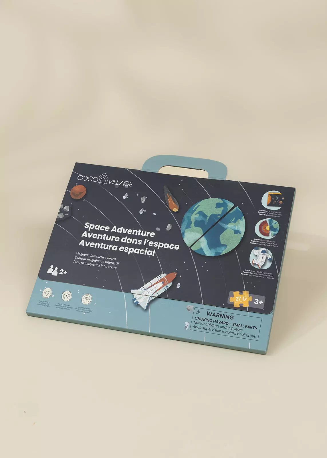Coco Village Magnetic Interactive Board – Space Adventure - Image 2