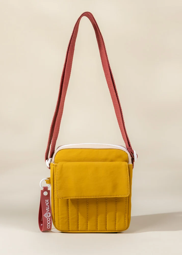 Coco Village Washable Nylon Crossbody Bag - Golden Hour