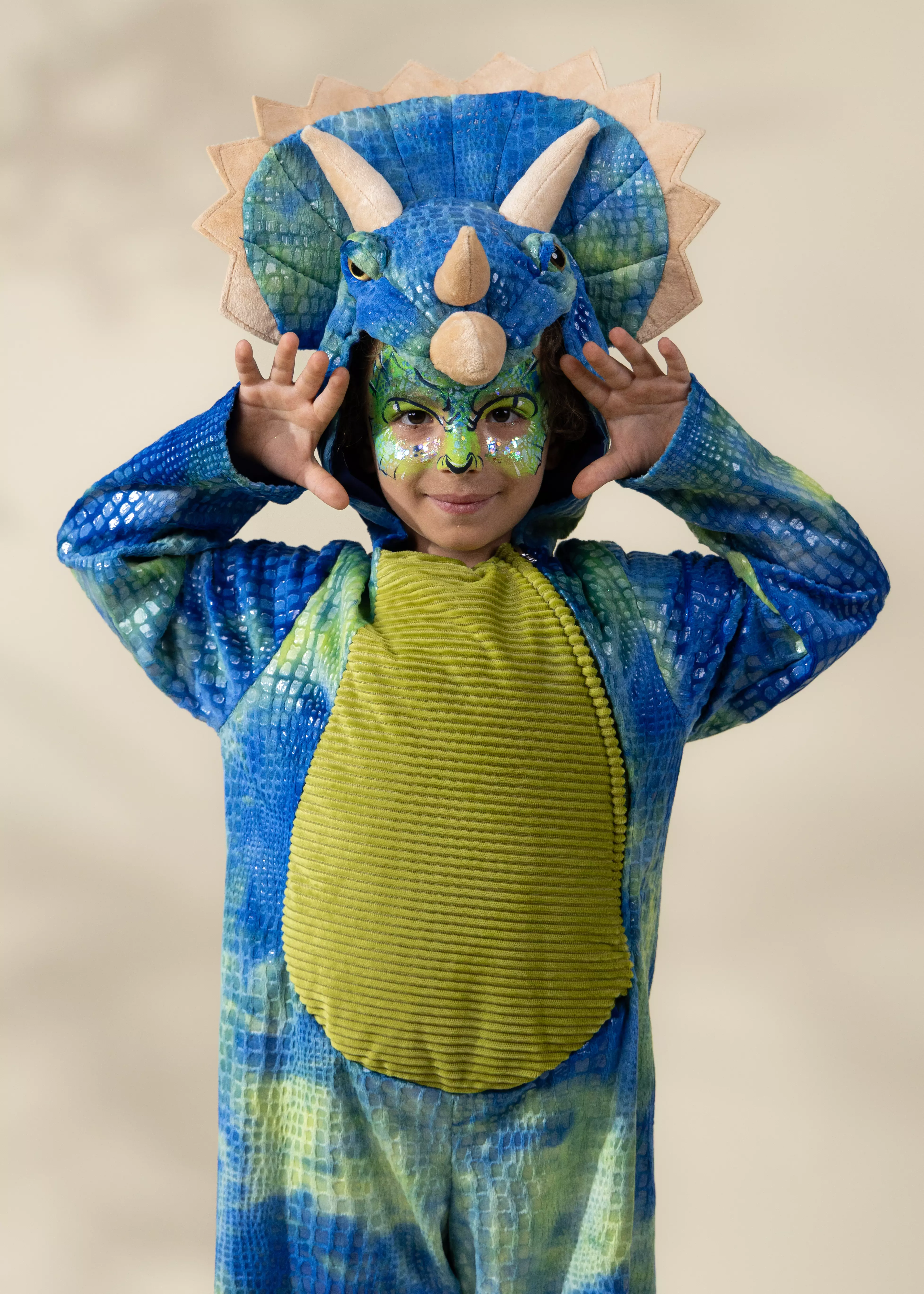 Coco Village Triceratops Dino Costume - 3-4Y - Image 12