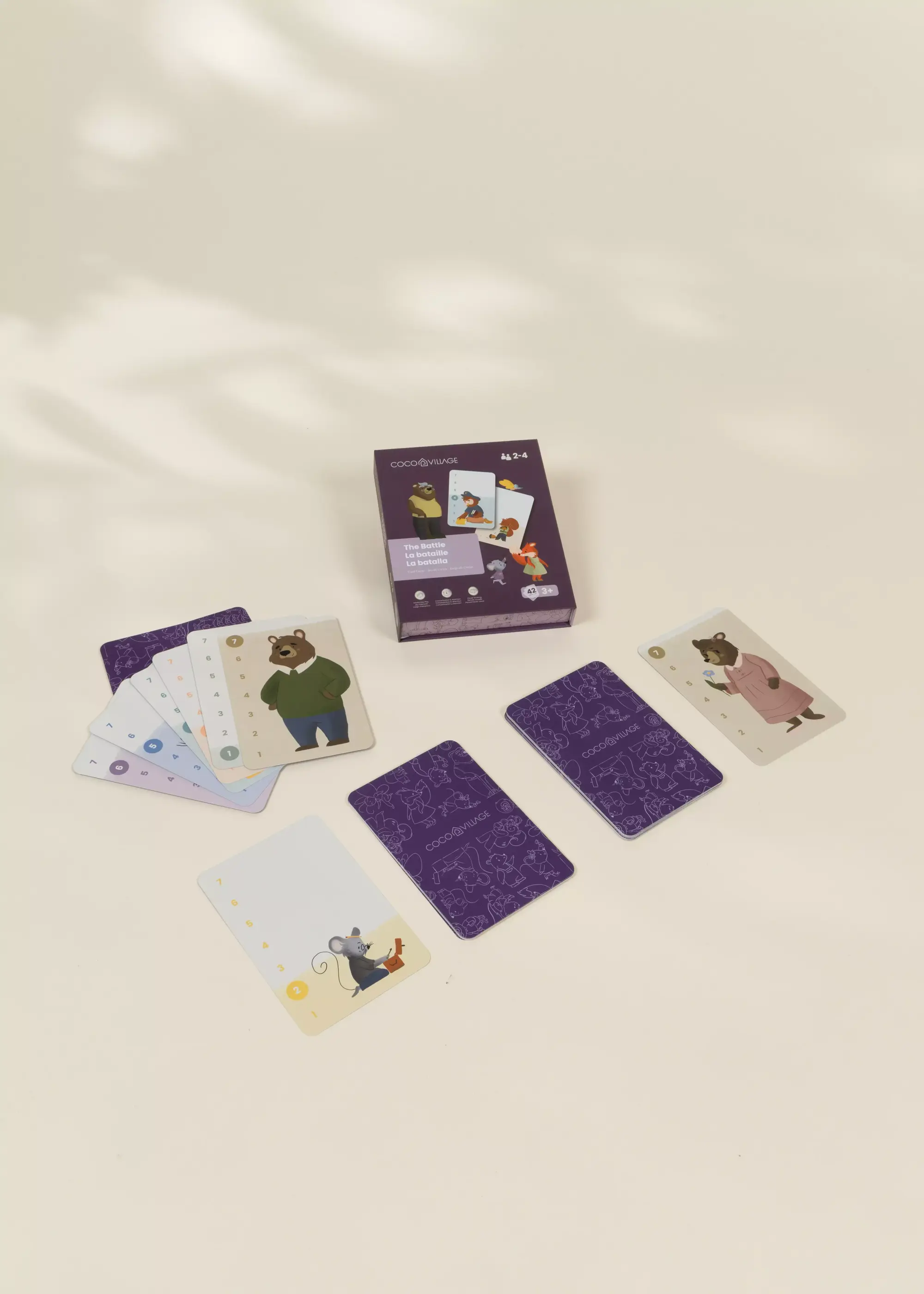 Coco Village Forest Animals Battle Card Game (42 Cards) - Image 2